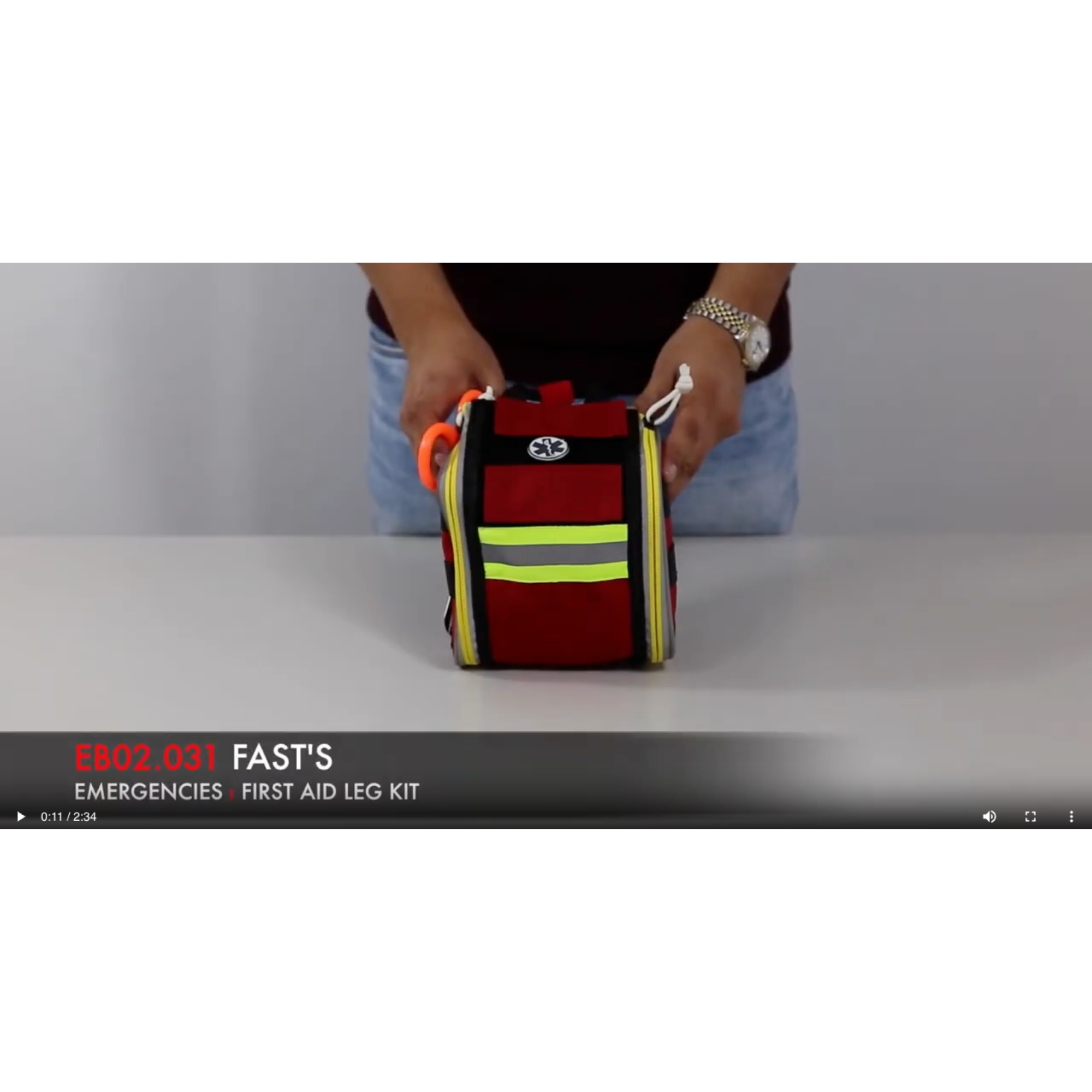 Charger la vidéo : Sacoche Urgence Emergency - FAST - 2 coloris - Elite Bags