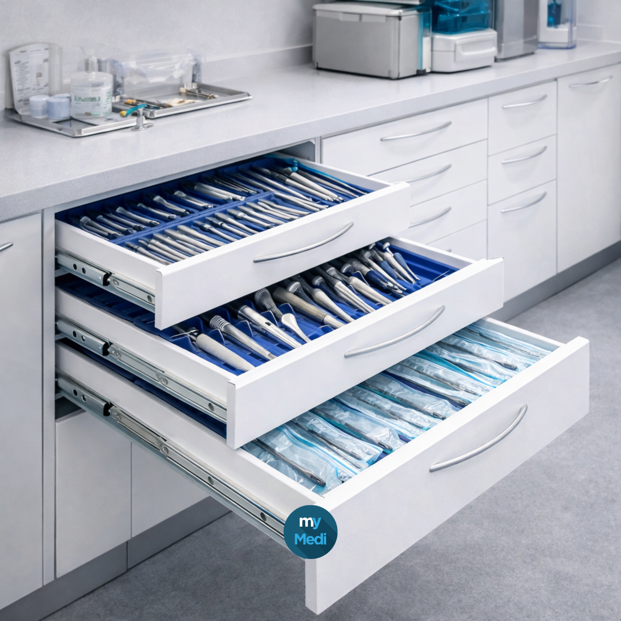 Armoires pour instruments dentaires