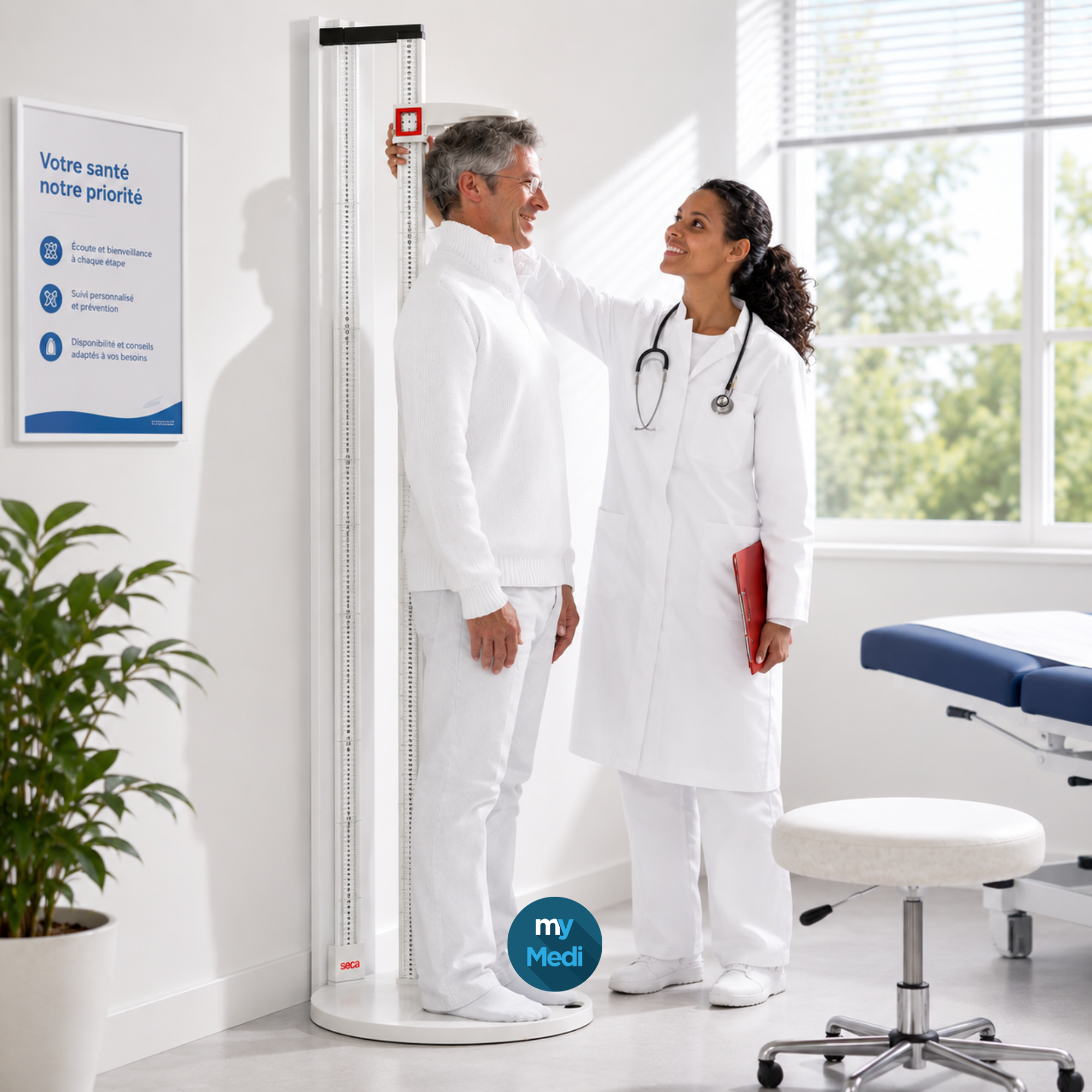 Toises de mesure pour infirmiers