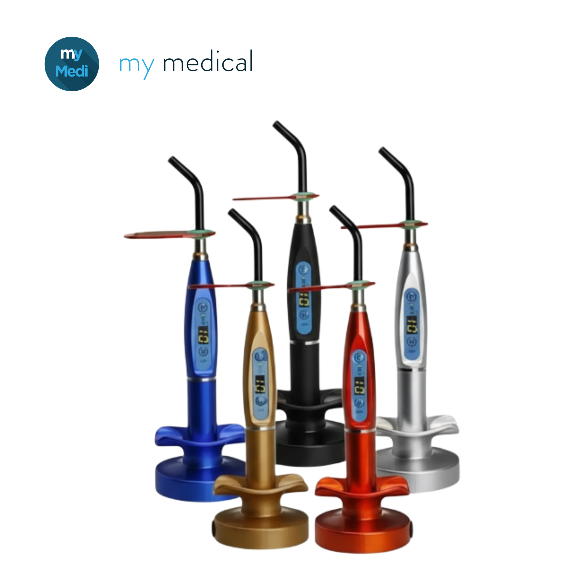 Lampe LED à photopolymériser - Sans fil - 1500 mW / cm² - 6 coloris disponibles