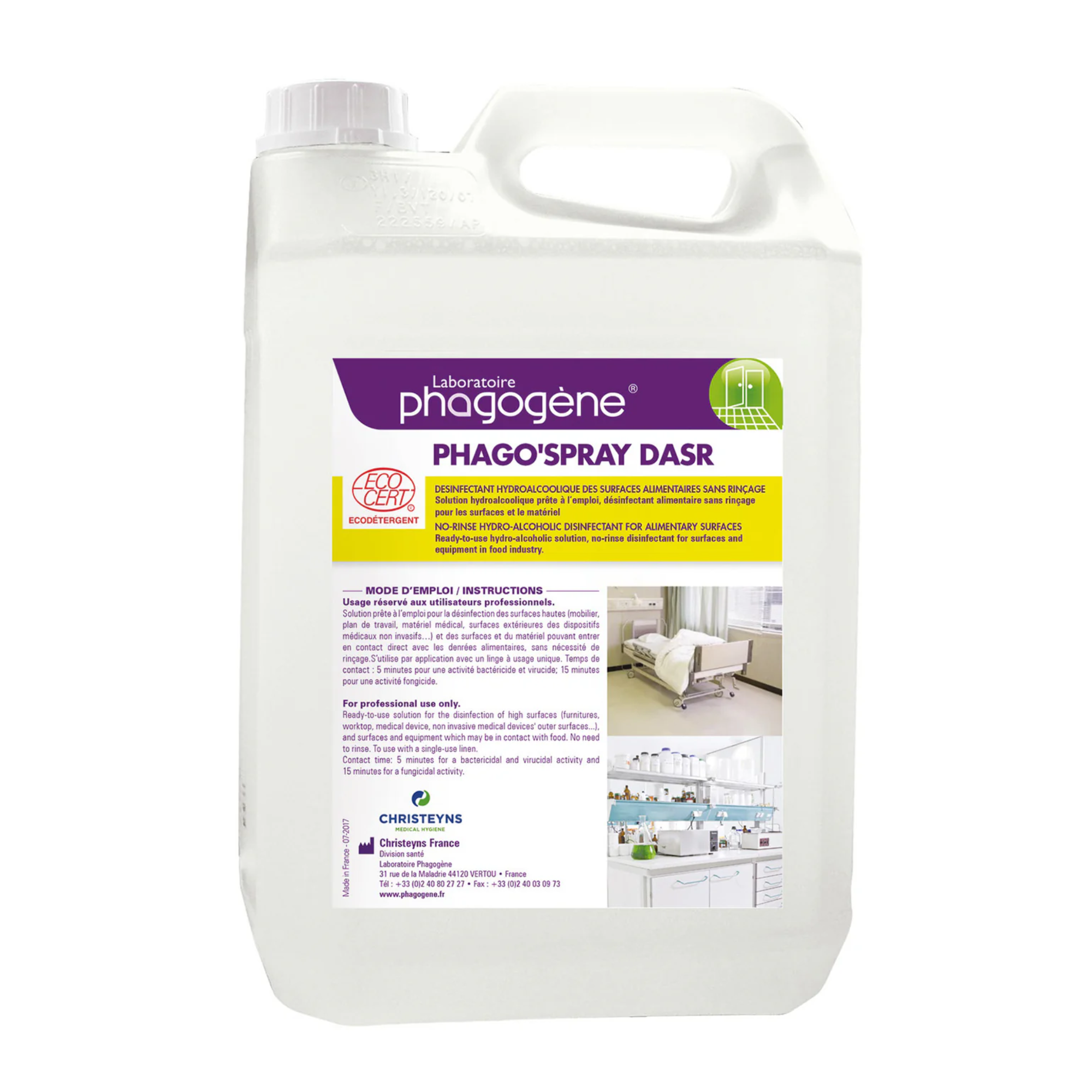 Phago'Spray DASR Surface Disinfectant (2 packs) - CHRISTEYNS
