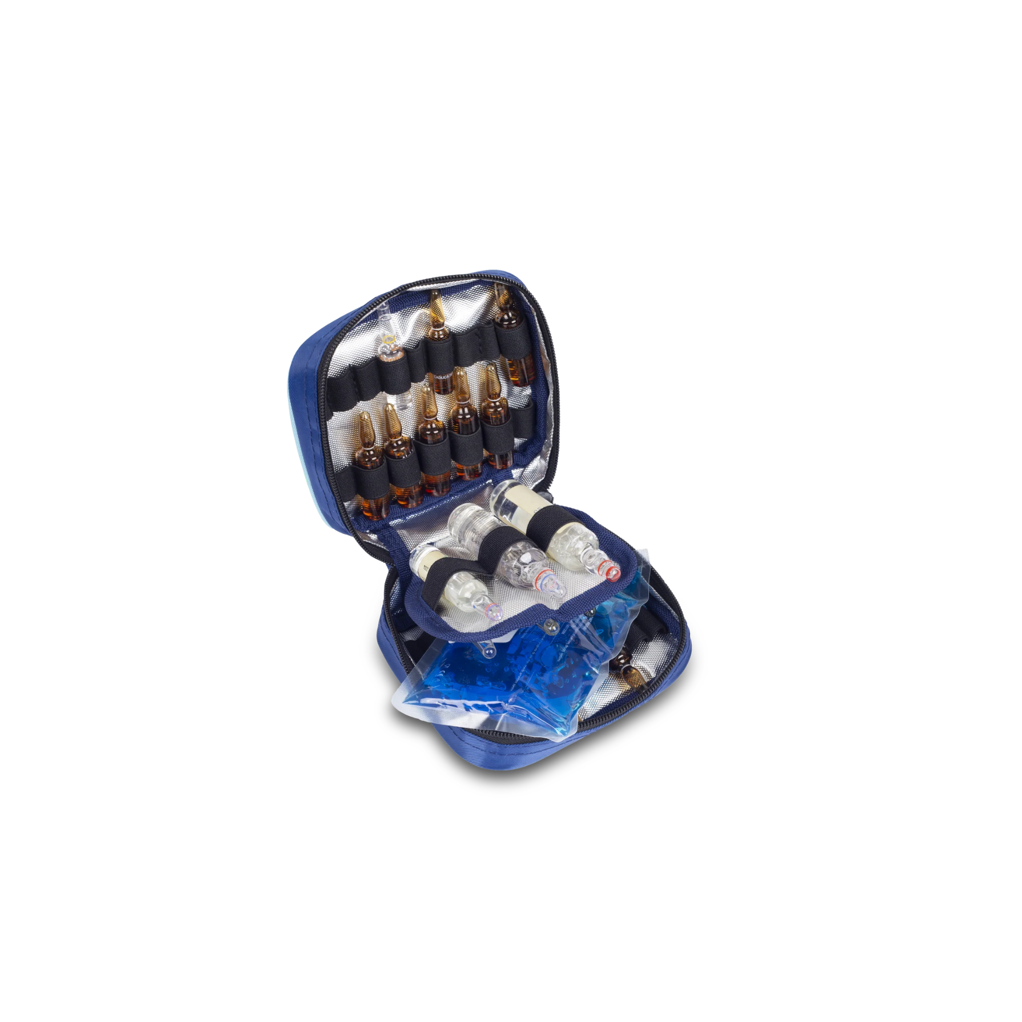 Mallette de soins à domicile - Collection année 80 bleu - Enfermanía