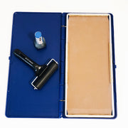 Kit pour prise d'empreinte - 1 podographe + 1 encre bleue + 1 rouleau encreur - My Médical