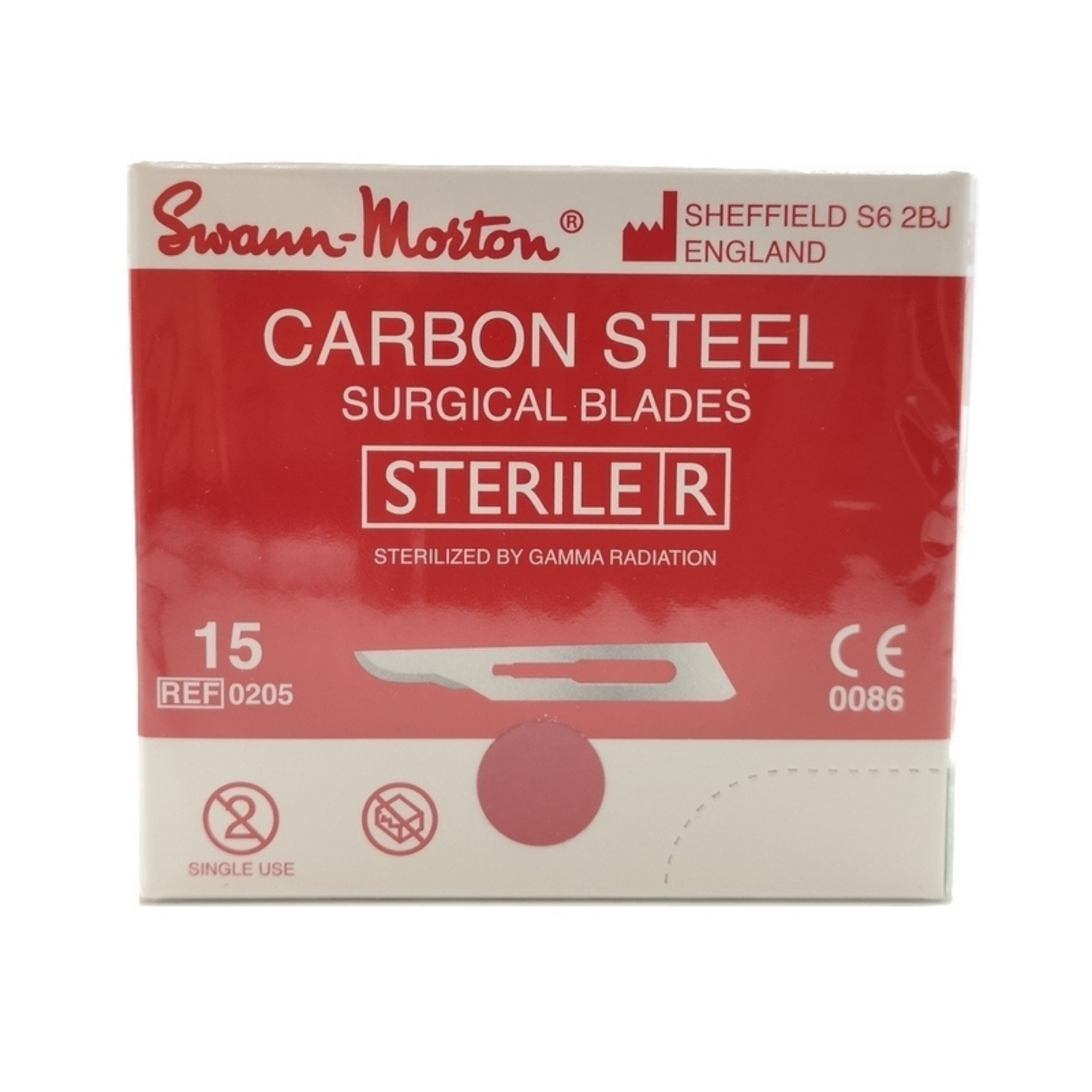 Box of 100 sterile scalpel blades - Swann-Morton