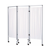 Paravent - 3 panneaux tendus - Avec roulettes - CARINA MEDICAL
