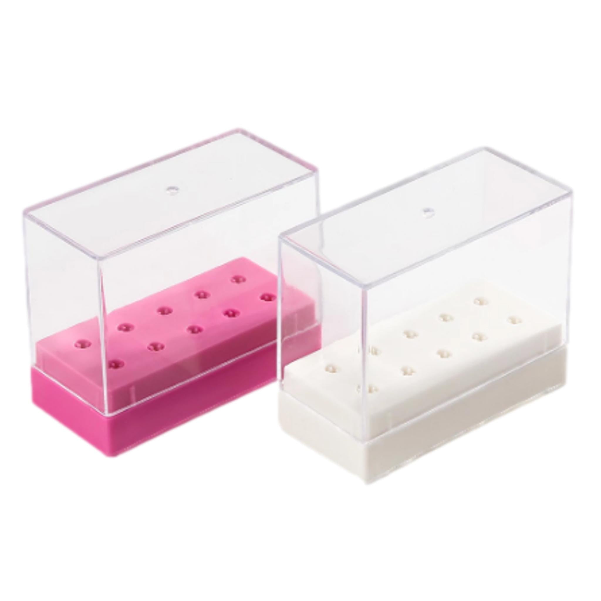 Boite de rangement porte fraises - 10 trous - Blanc ou Rose