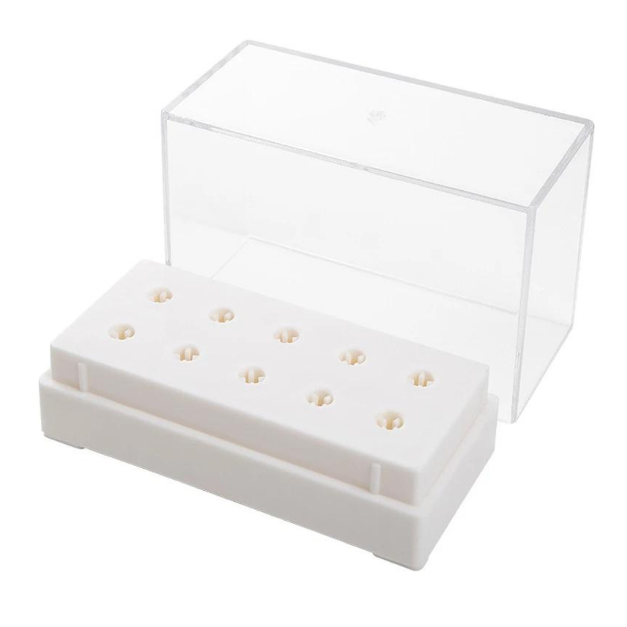 Boite de rangement porte fraises - 10 trous - Blanc ou Rose