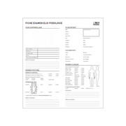 Feuilles d'examen - Lot de 50