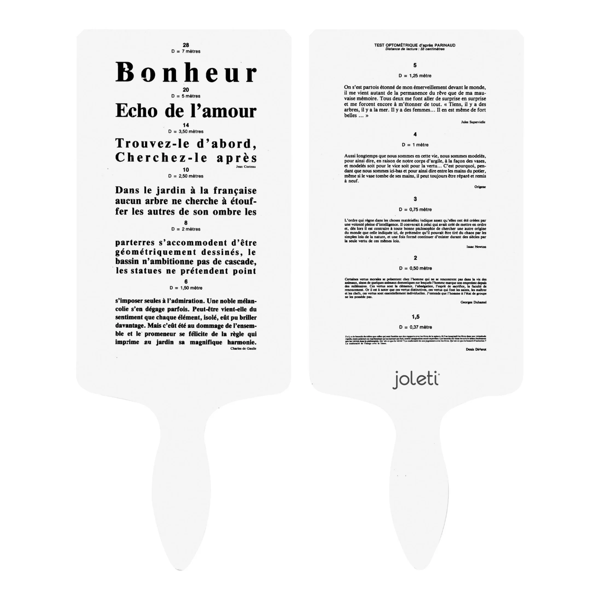 Echelle Main Parinaud Recto Verso (2 modèles) - JOLETI