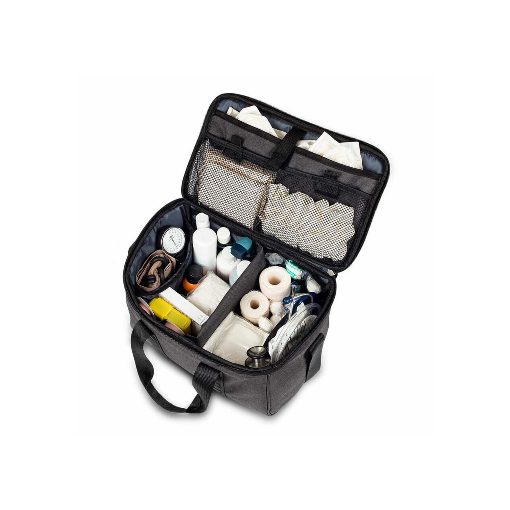 Mallette médicale MULTY - Grise / Bandoulière Noire - Elite bags