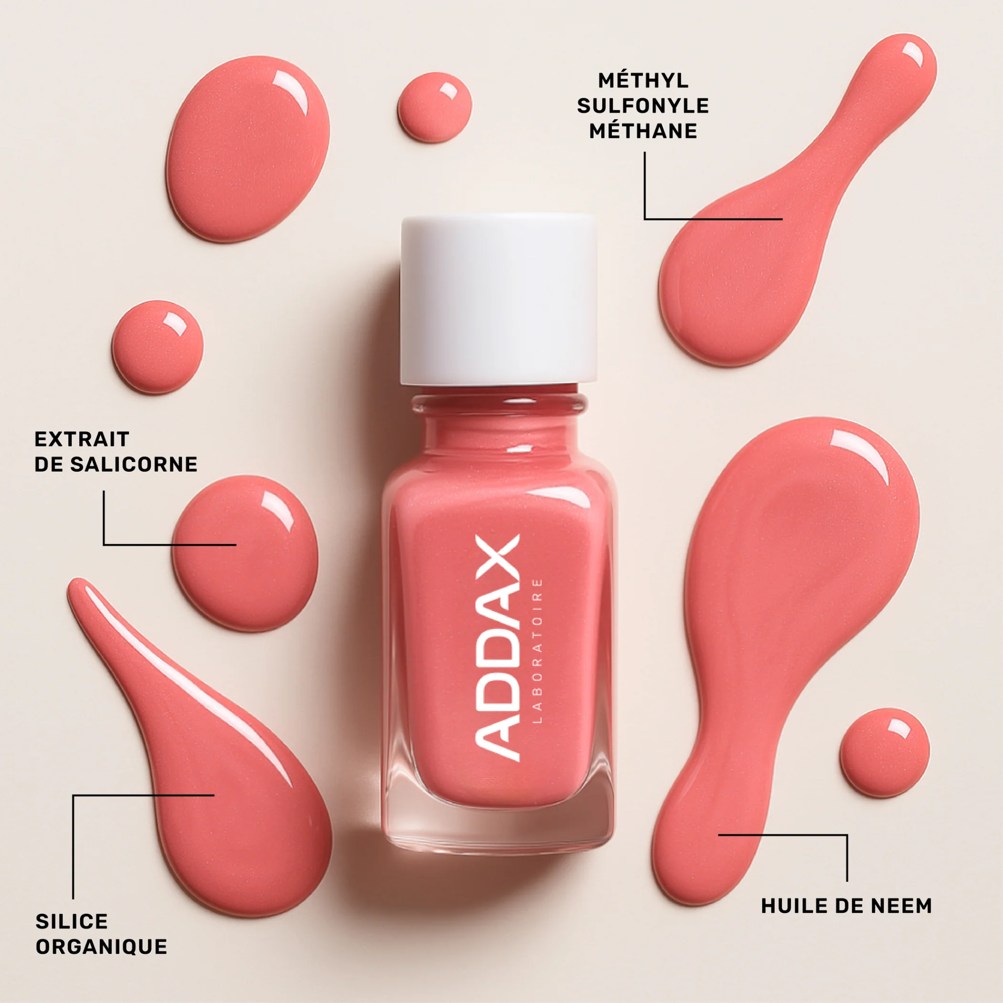 AIRCOLOR® - Vernis Soin Respirant - Plusieurs Coloris - 11 ml - Laboratoire Addax