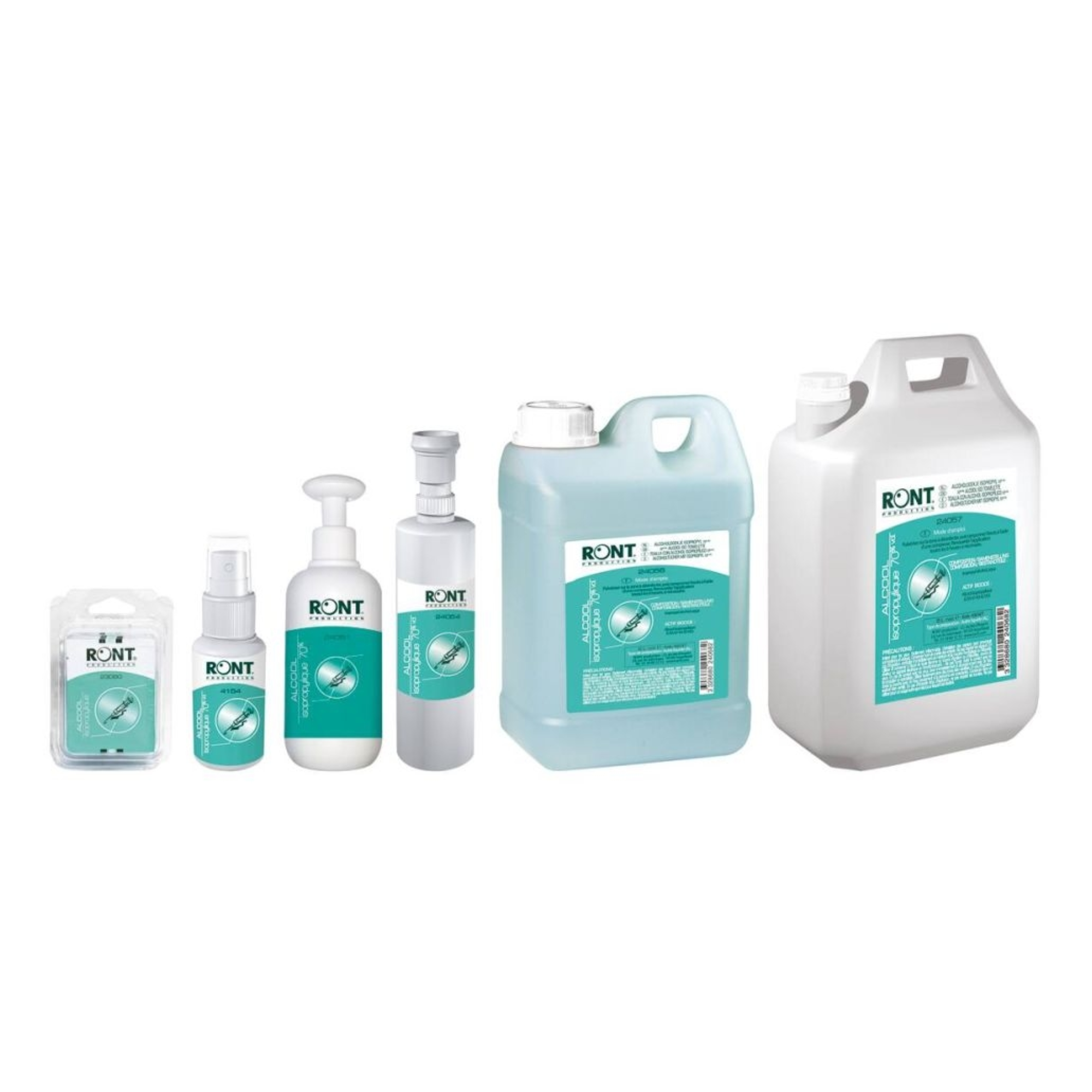 70° Isopropyl Alcohol - 3 sizes available - Ront