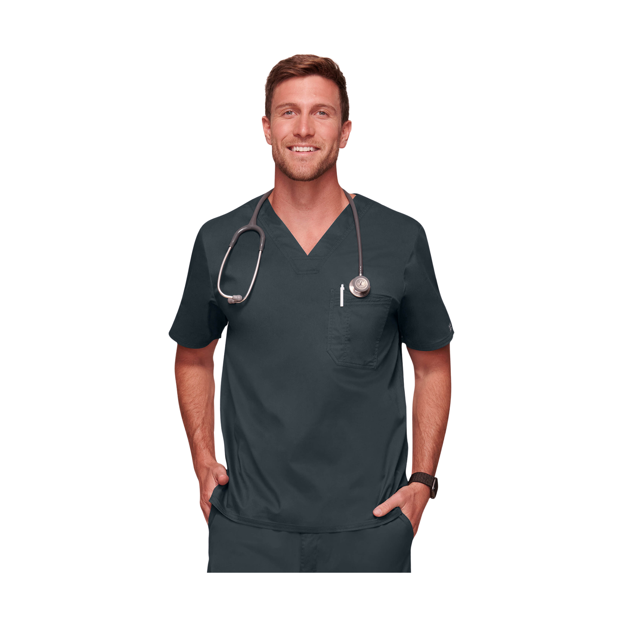 Tarbes - Fitted V-neck tunic - Men - Cherokee