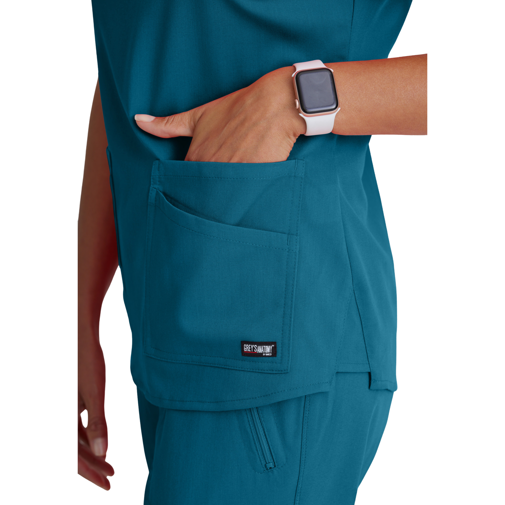 Aura - Tunique col V - Femme - Grey’s Anatomy Stretch GREYS ANATOMY STRETCH