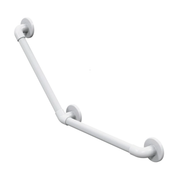 High Resistance Grab Bar Angled 135° - 45.5x45.5 cm - Fluted Coating - AKW