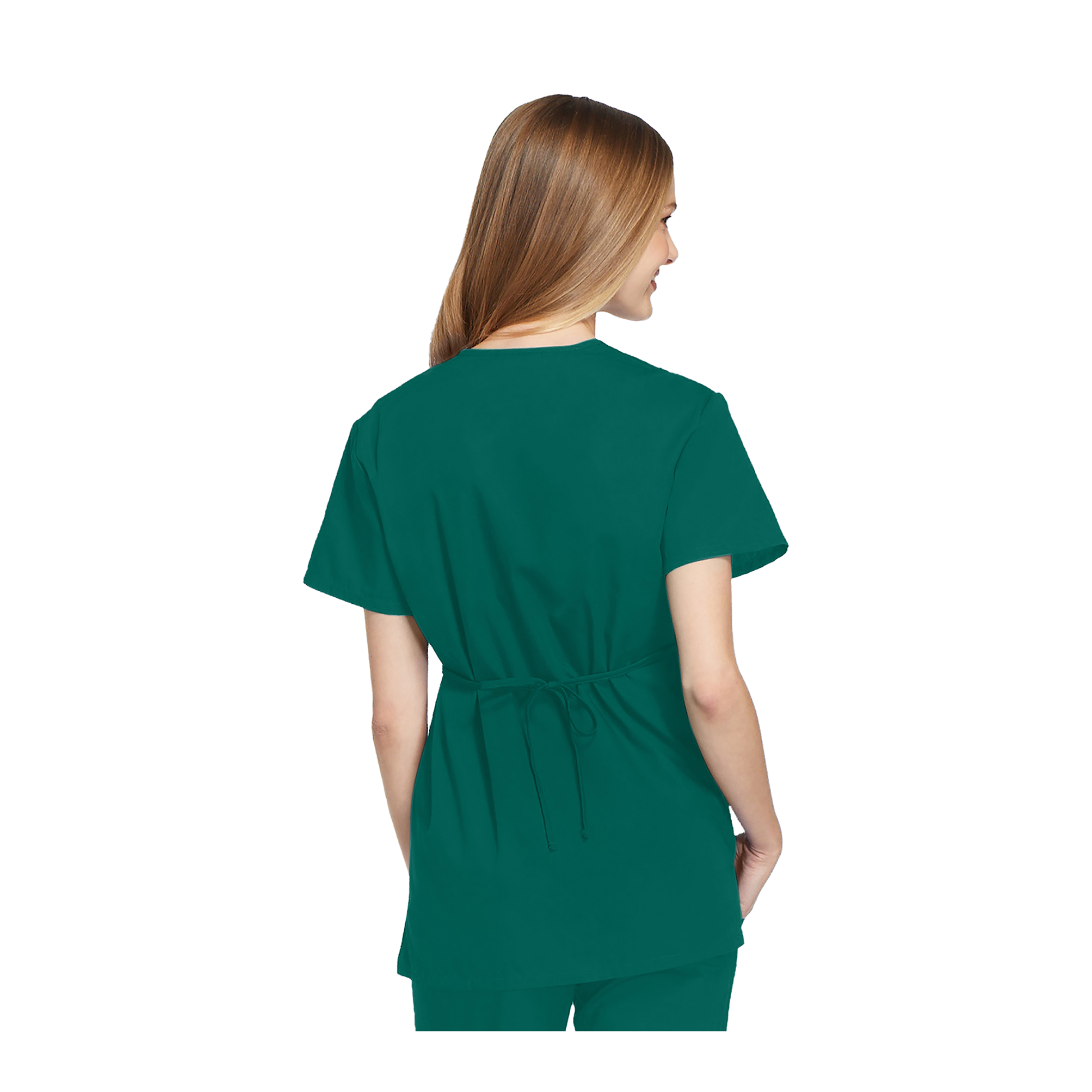 Bayonne - Tunique médicale - Effet cache-coeur  - Manches courtes - Femme - 72 cm - Cherokee - My Médical