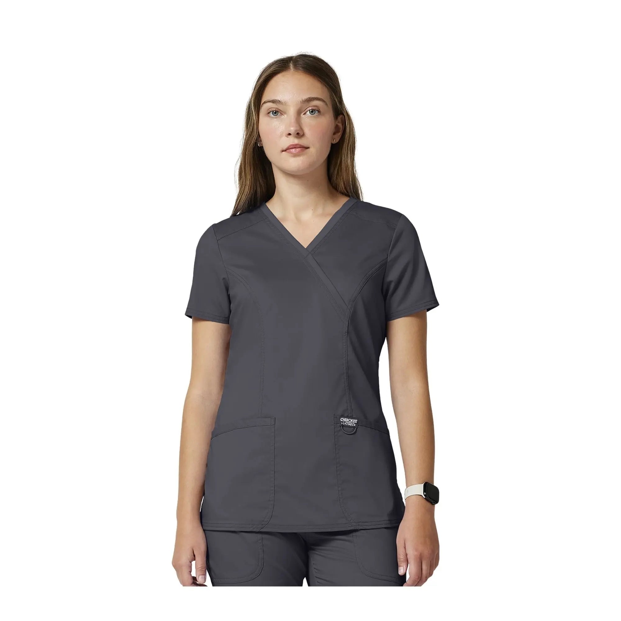 Béziers - Tunique cache-cœur col V - Femme - Cherokee Cherokee Authentic Workwear 