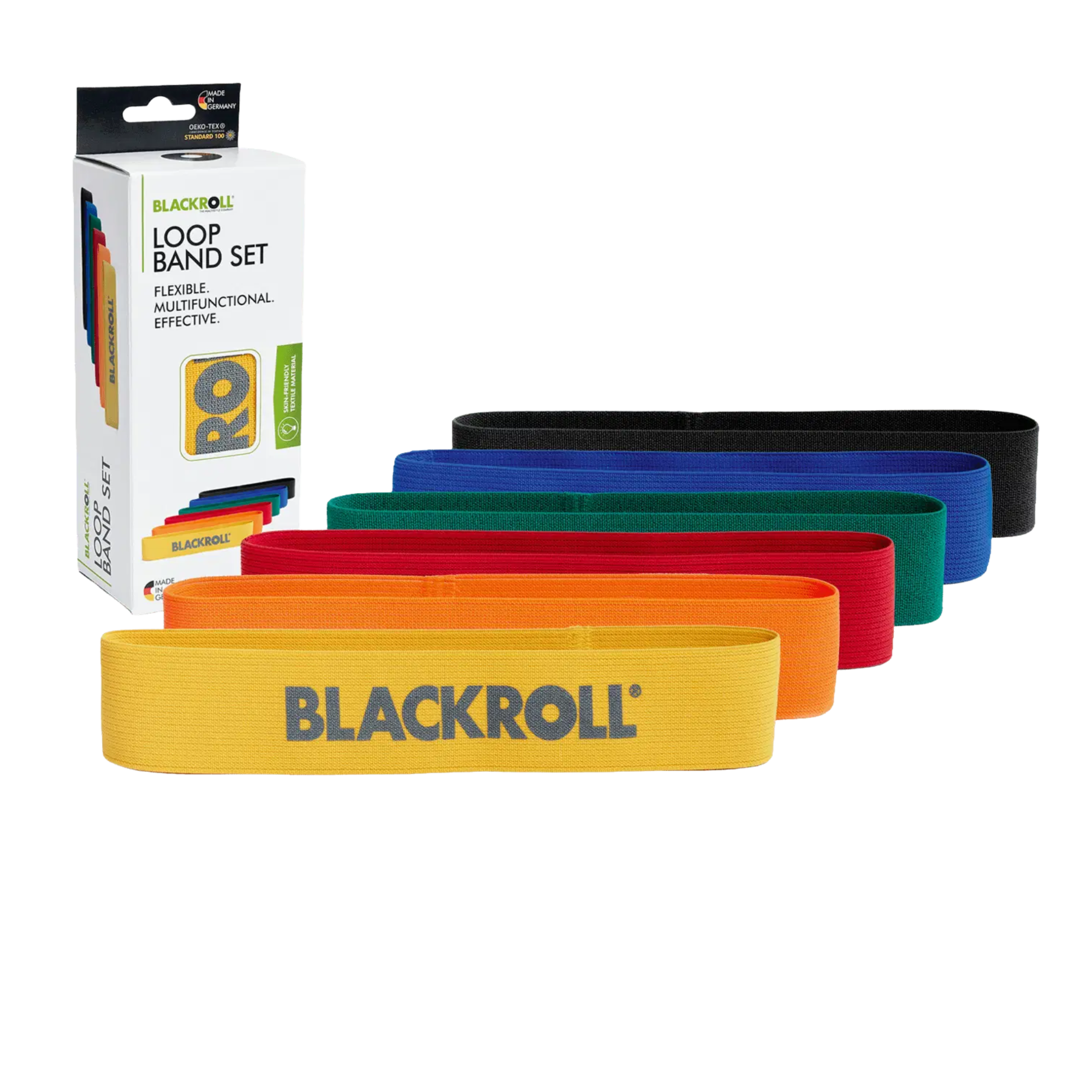 Blackroll - Ensemble Bandes Élastiques - 2 Contenances - Ruck - My Médical