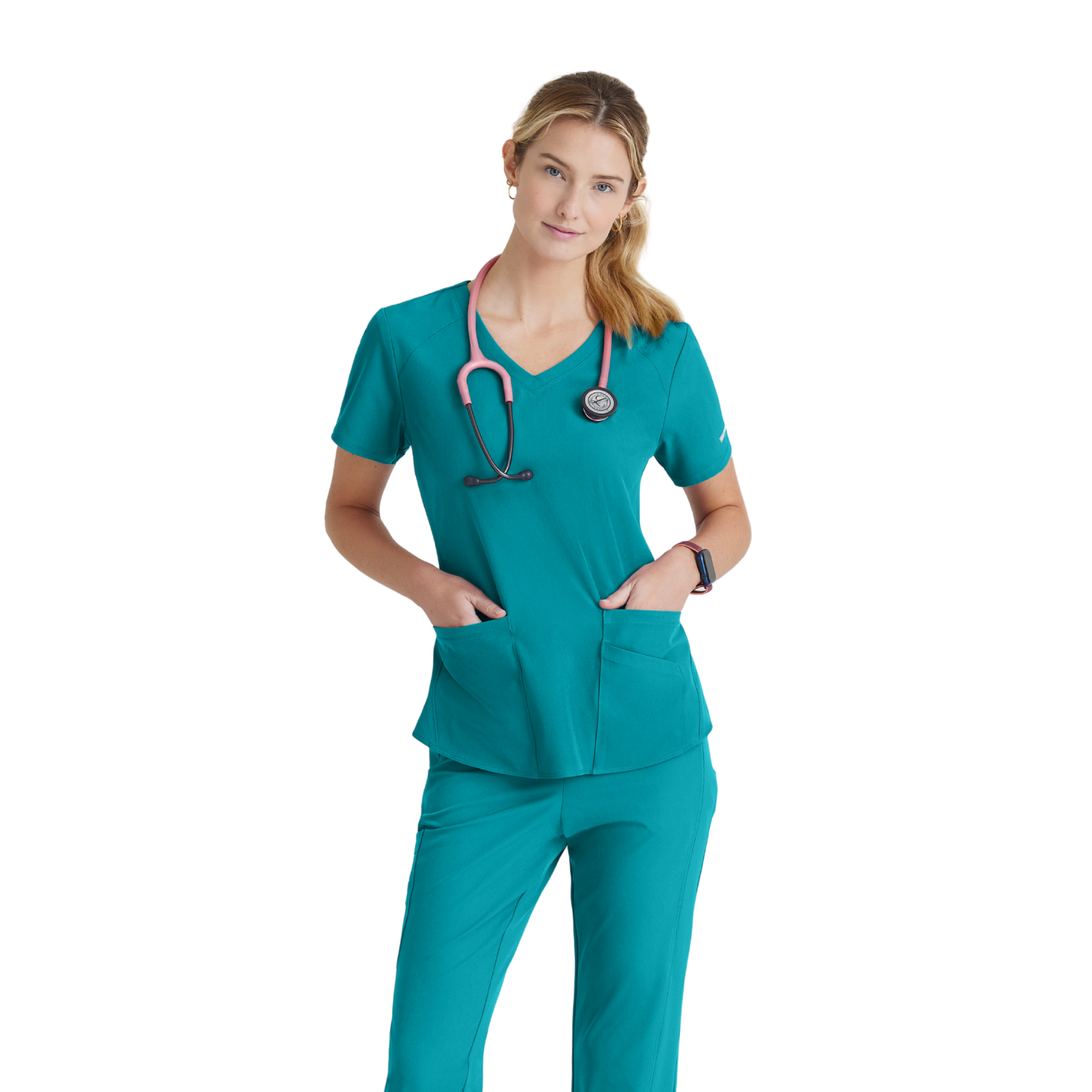 Breeze Top - Haut médical col V - Femme - Skechers SKECHERS