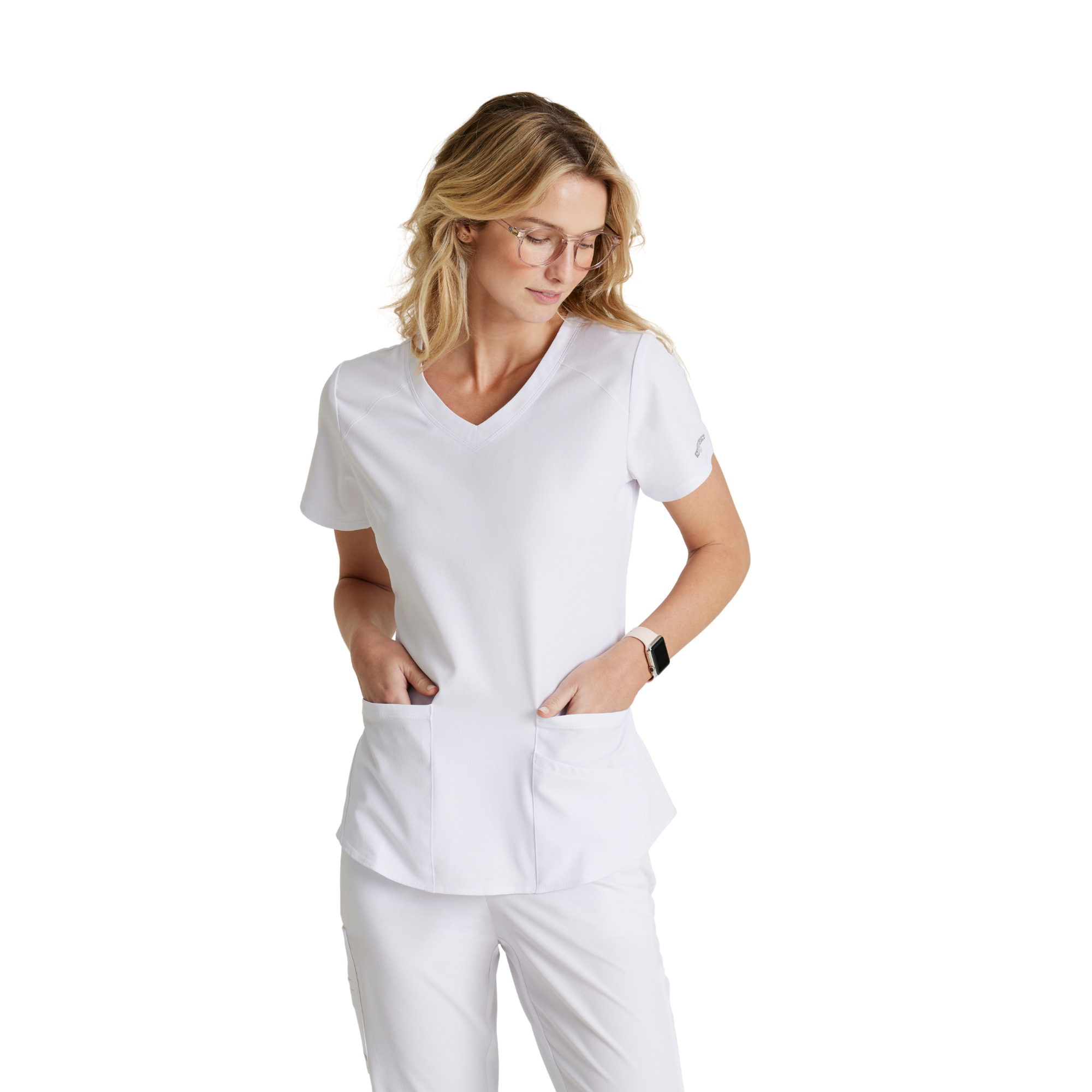 Breeze Top - Haut médical col V - Femme - Skechers SKECHERS