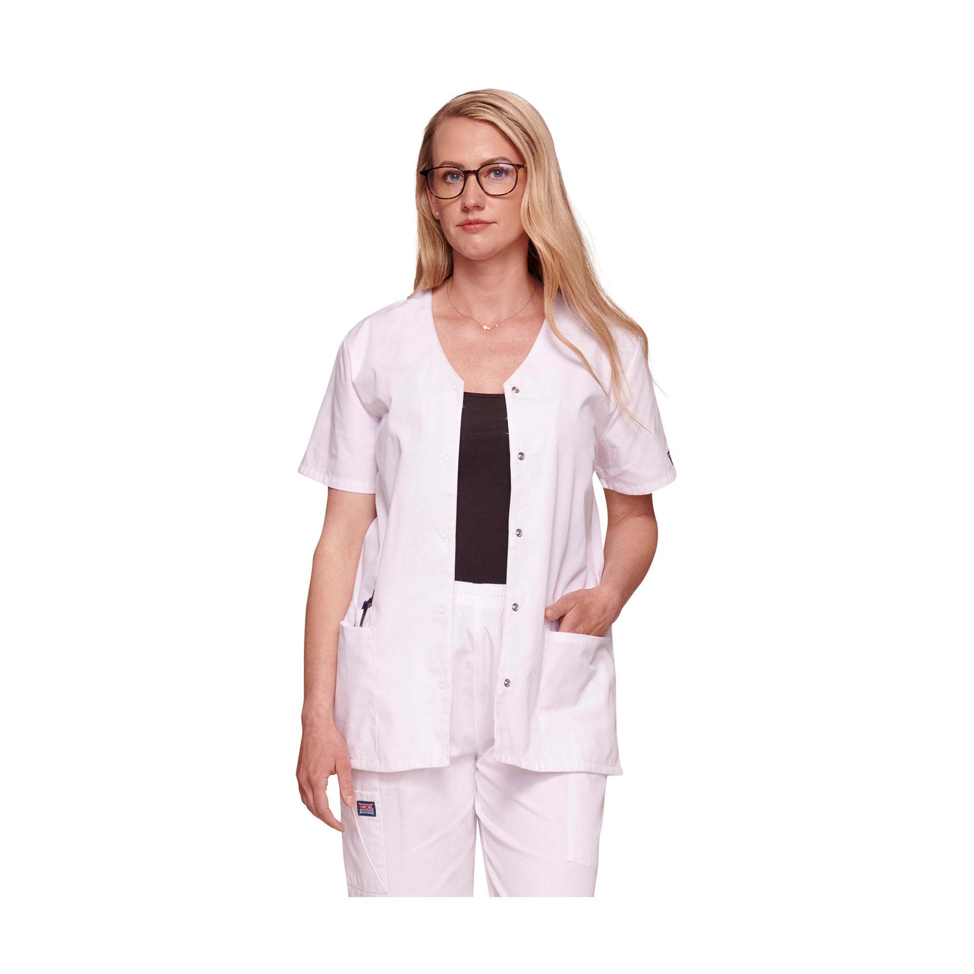 Calais - Tunique col V à boutons-pression - Femme - Cherokee