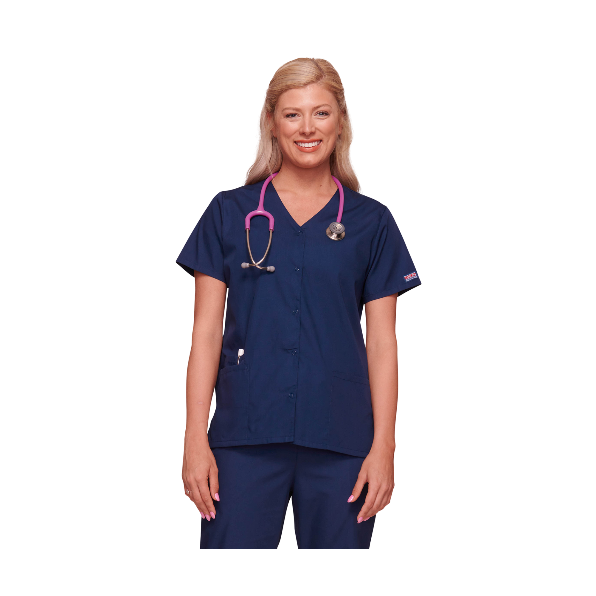 Calais - Tunique col V à boutons-pression - Femme - Cherokee