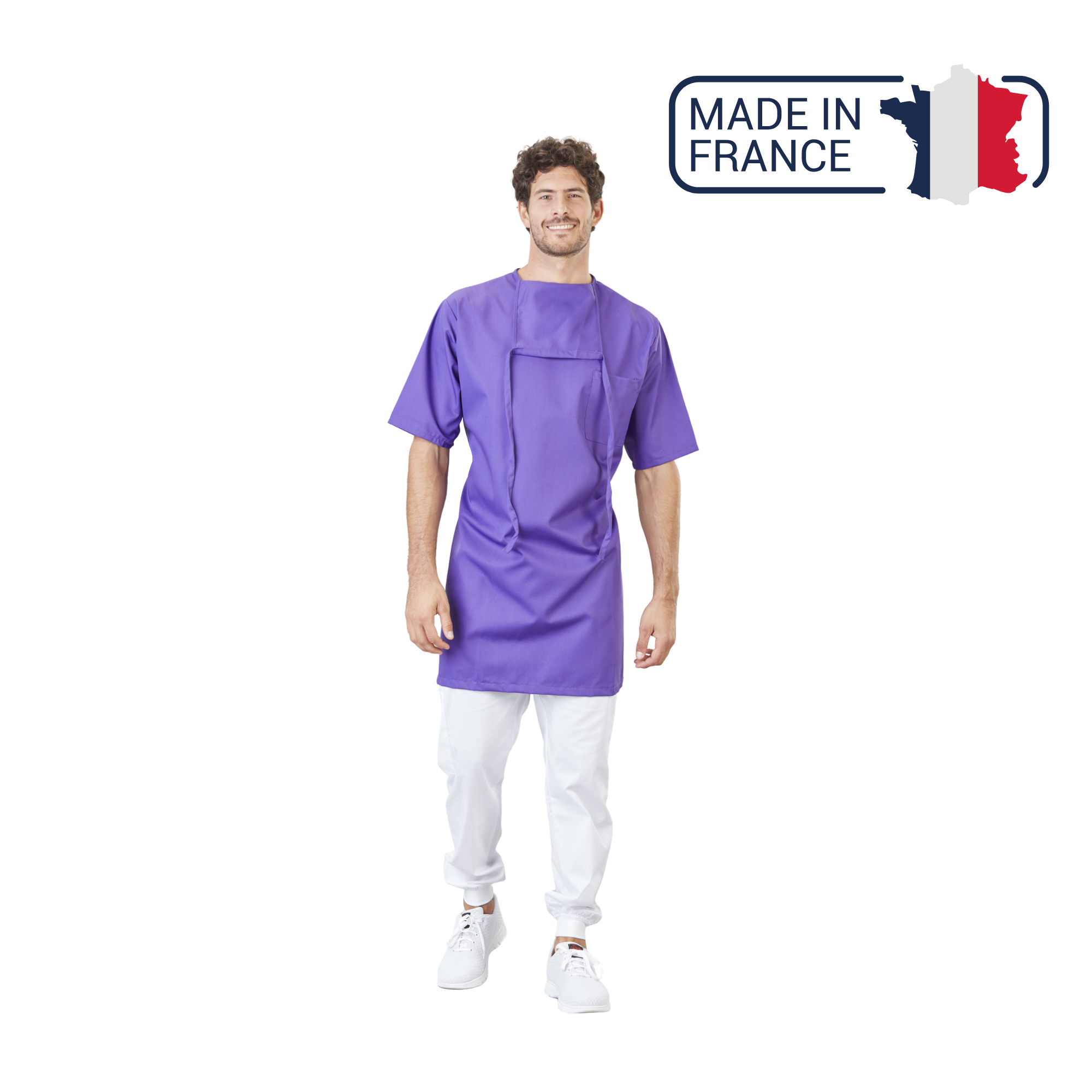 Casaque de chirurgie médicale mixte - Manches courtes - Phirejo Phirejo 