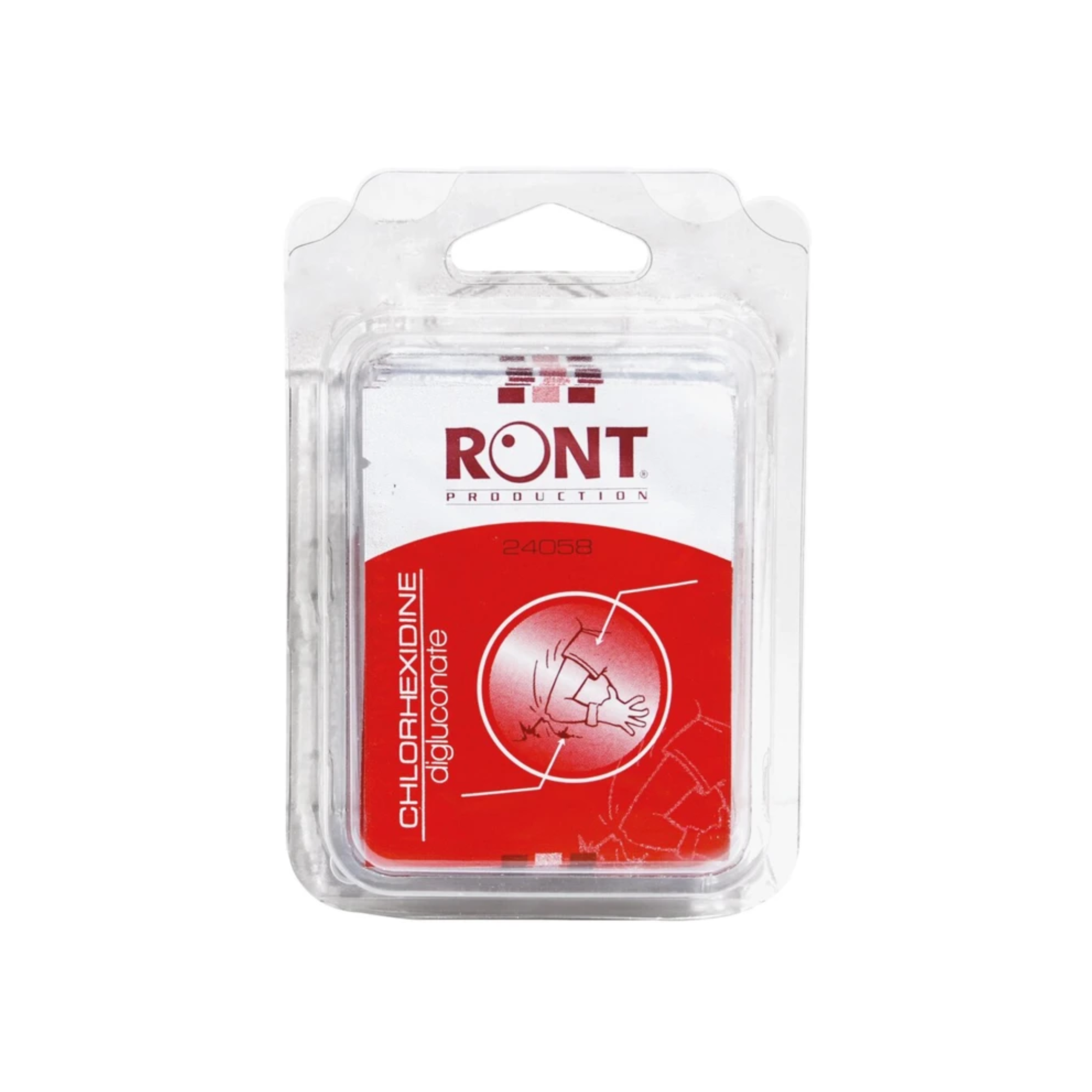 Chlorhexidine digluconate 0,2% - Blister de 10 Lingettes - Ront