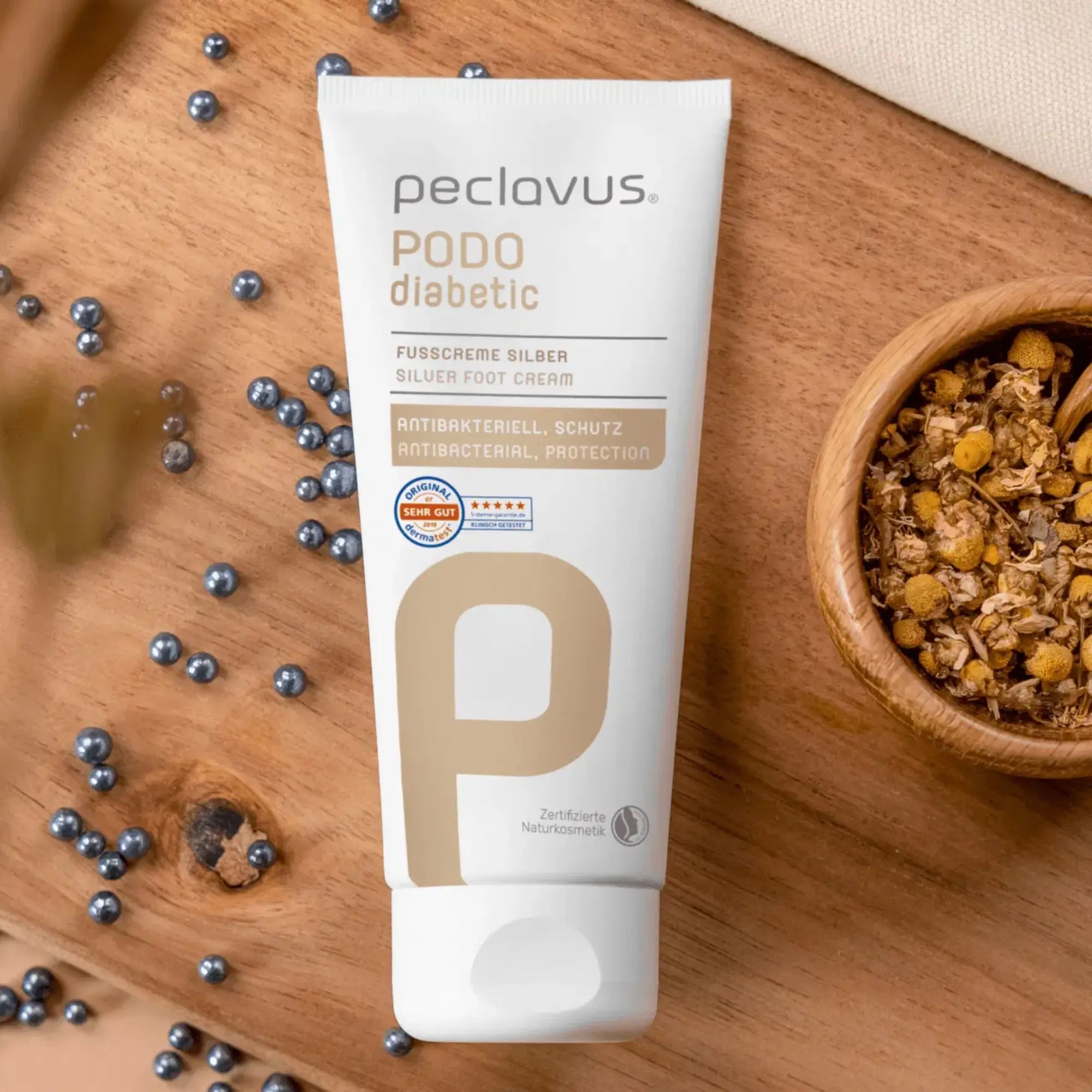 Silver cream for diabetic feet - Peclavus