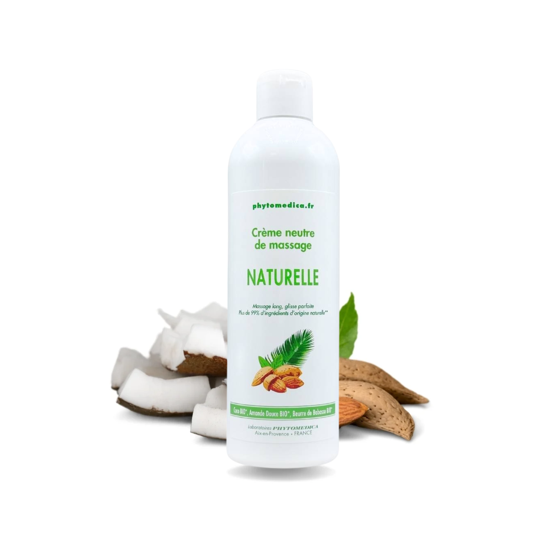 Crème de massage neutre naturelle - Deux contenances - Phytomedica Laboratoires Phytomedica 