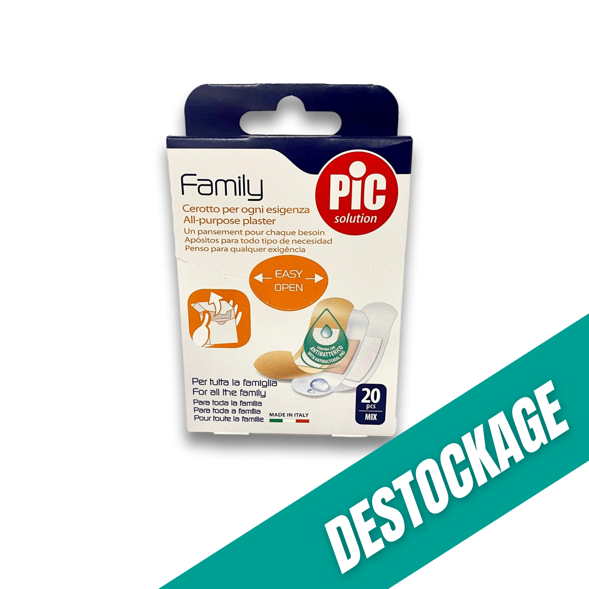 Pansement pour tous les besoins Family - Assortiment - Pic Solution // Déstockage PIC Solution