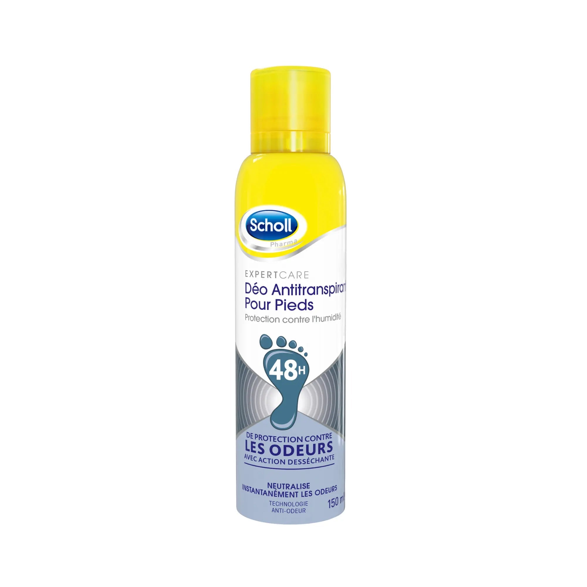 Déodorant Spray Anti-Transpirant Pieds 48h - 150 ml - Scholl Scholl 