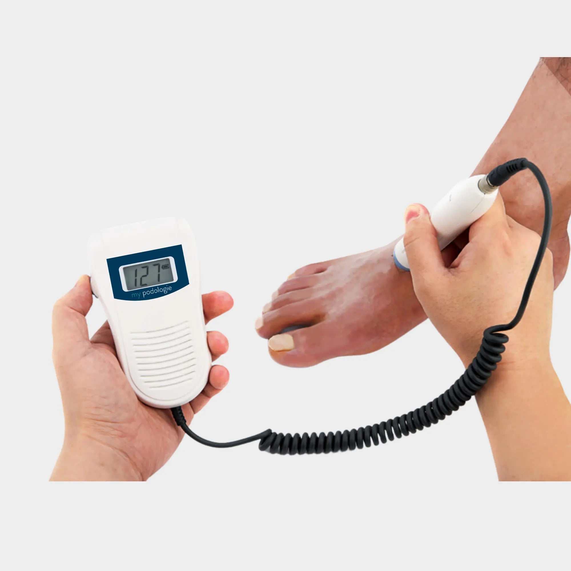 Doppler vasculaire avec sonde 8MHz portable et gel de contact - spécial diabétique - Essential by My Podologie - My Médical