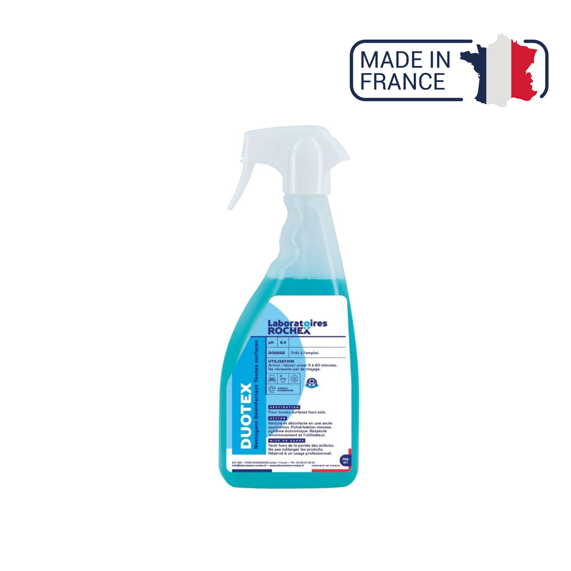 Duotex - Aldehyde-free disinfectant detergent - 750ml