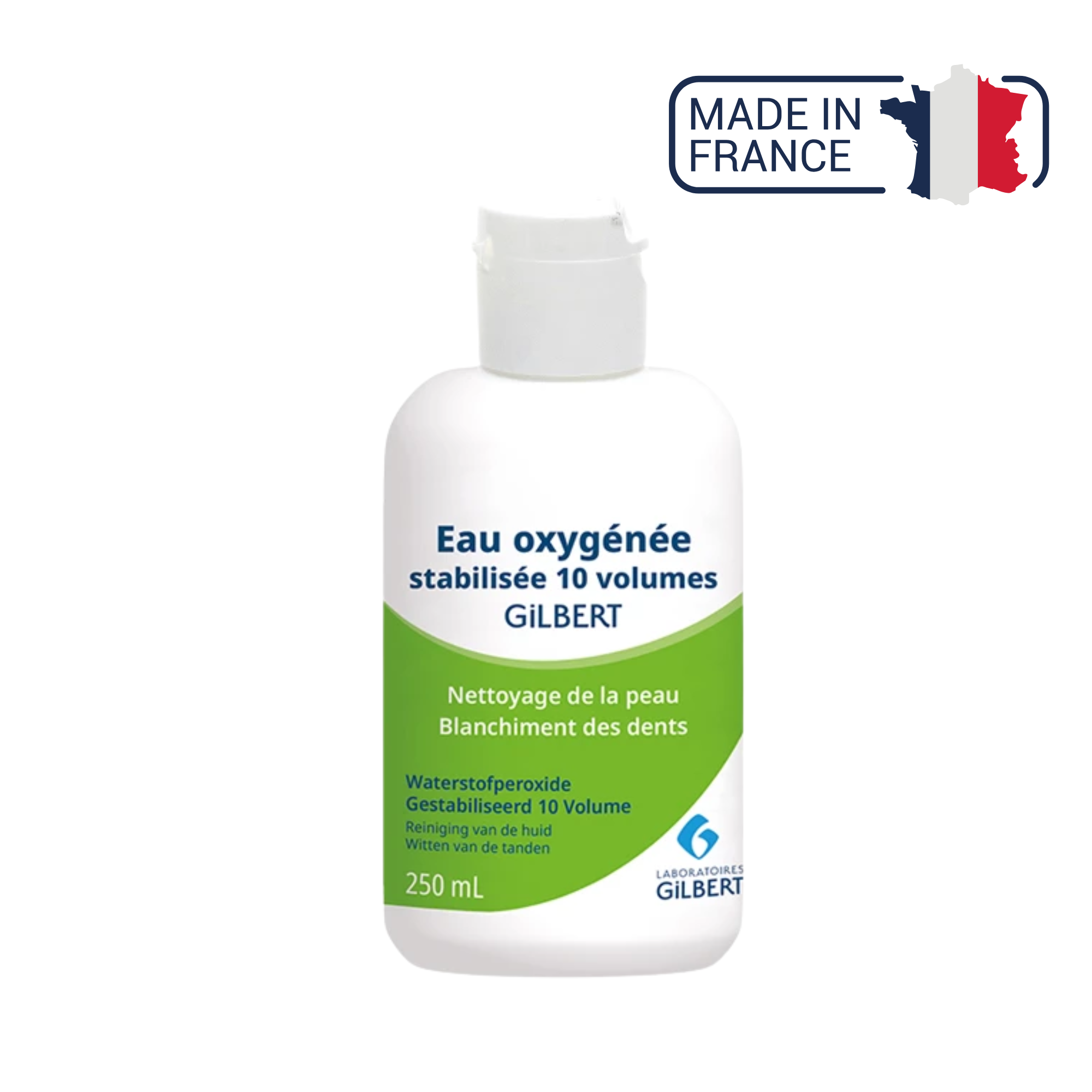 Eau Oxygénée - Laboratoires Gilbert - 10 volumes - 250 ml