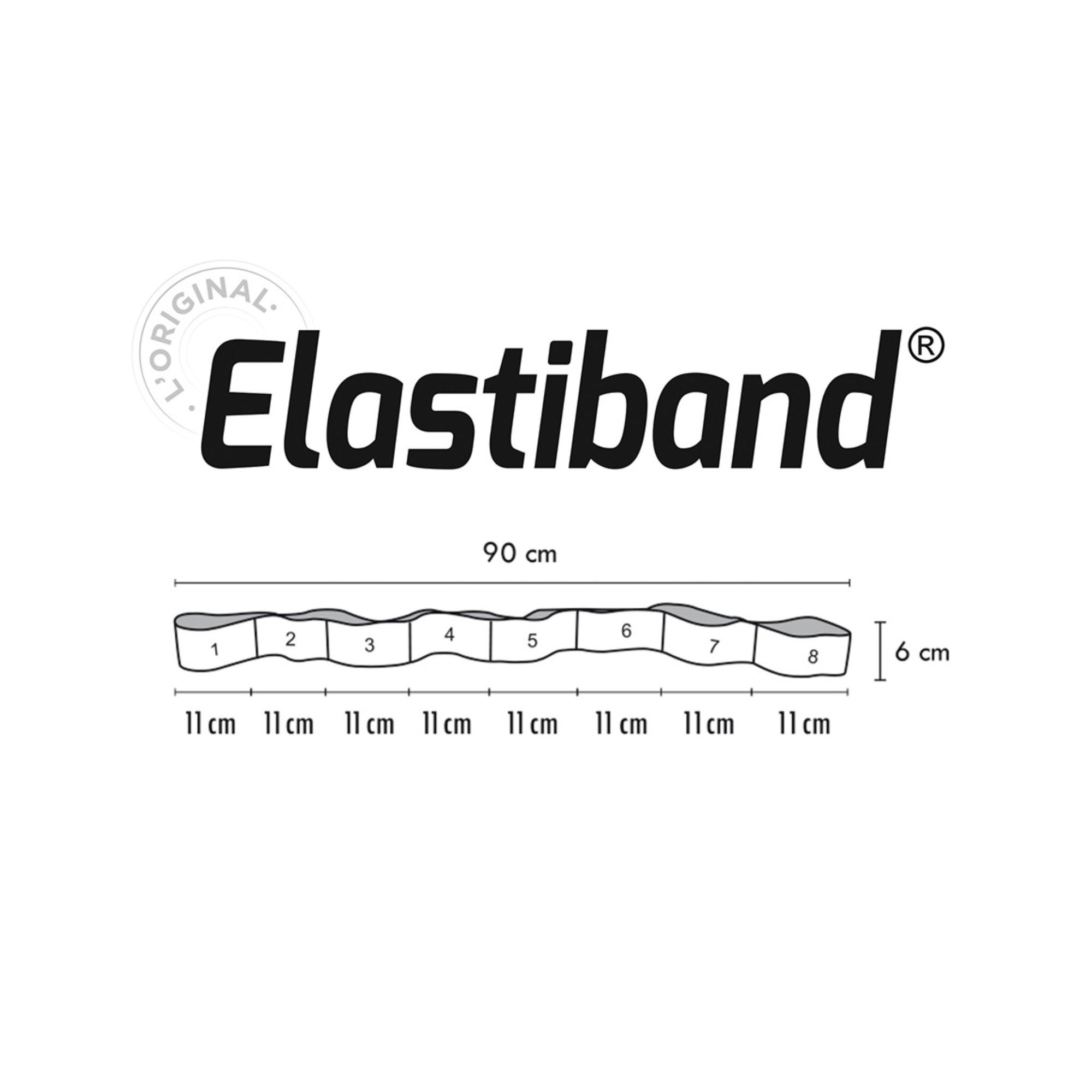Elastiband® Bleu vrac 90 cm - 20 kg - Sveltus