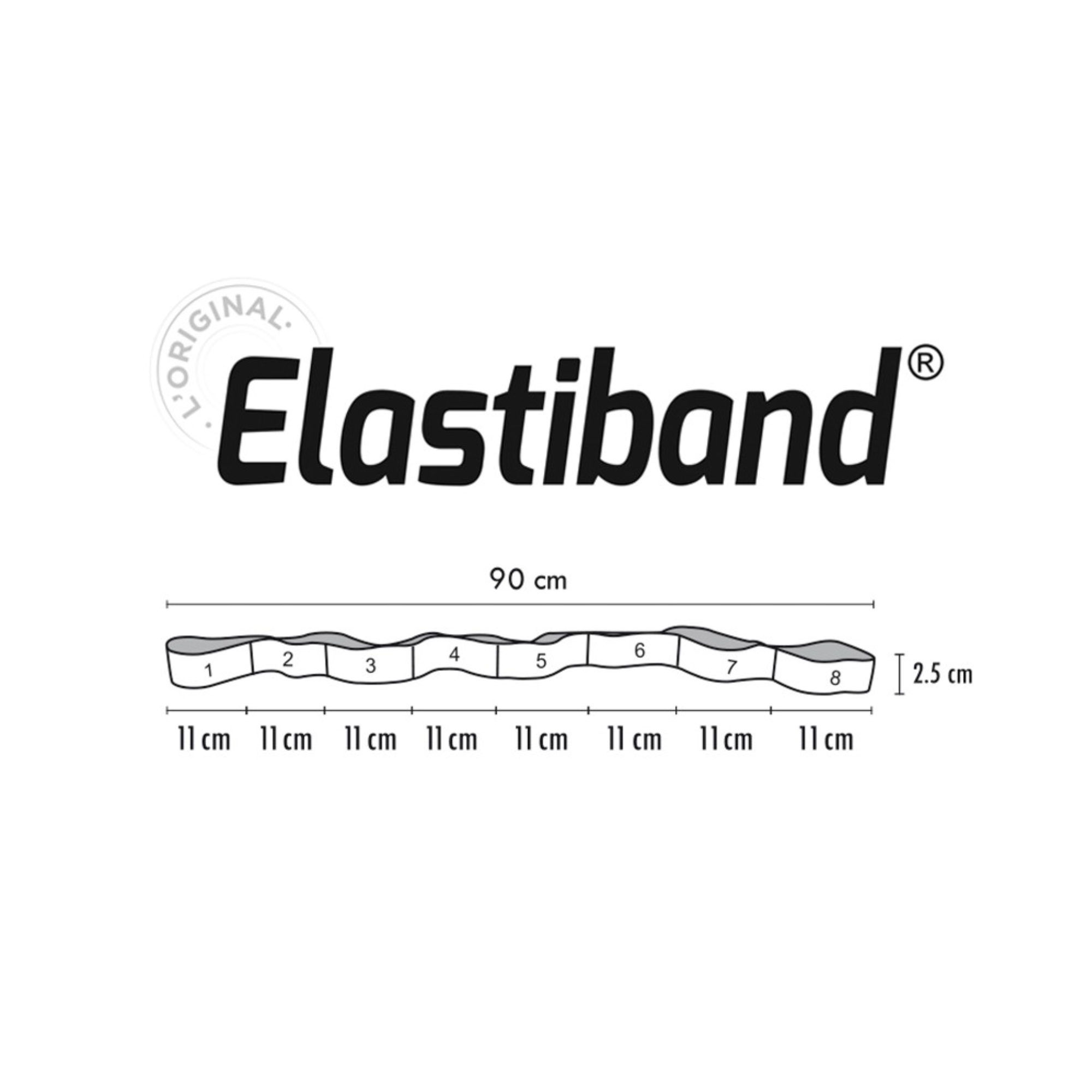 Elastiband® Orange vrac 90 cm - 7 kg - Sveltus