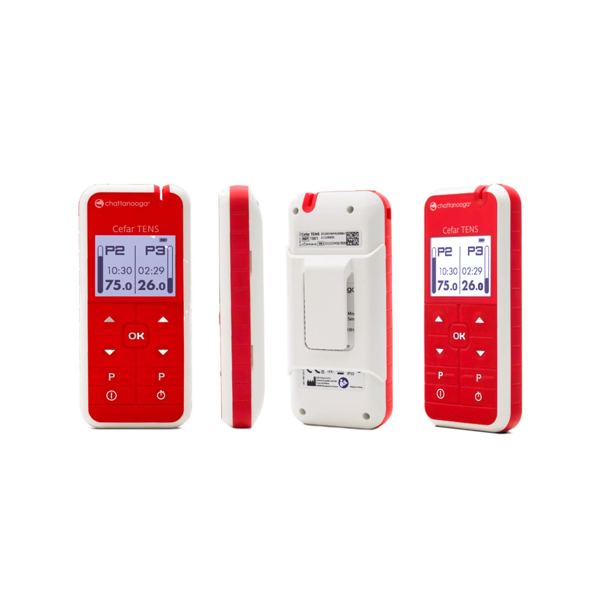 Électrostimulateur Cefar Tens Chattanooga® - 2 canaux - 15 programmes - My Médical