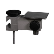 Étau pour rails médicaux départ vertical et horizontal de la lampe avec plaque d'adaptation - LID - My Médical