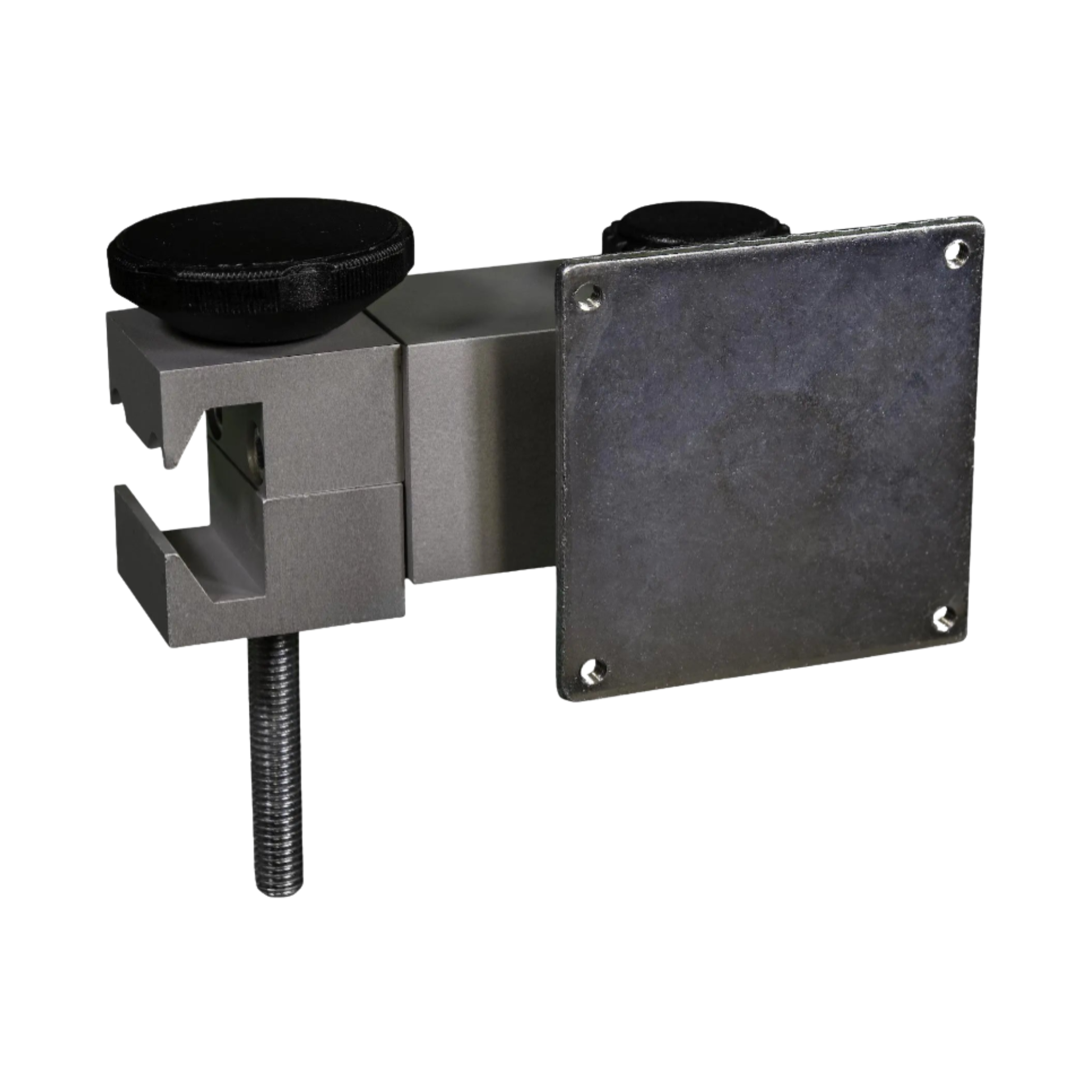 Étau pour rails médicaux départ vertical et horizontal de la lampe avec plaque d'adaptation - LID - My Médical