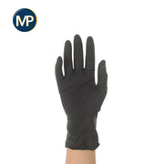 Examination Gloves - Black Latex - Powder Free - Box of 100 - My Podologie
