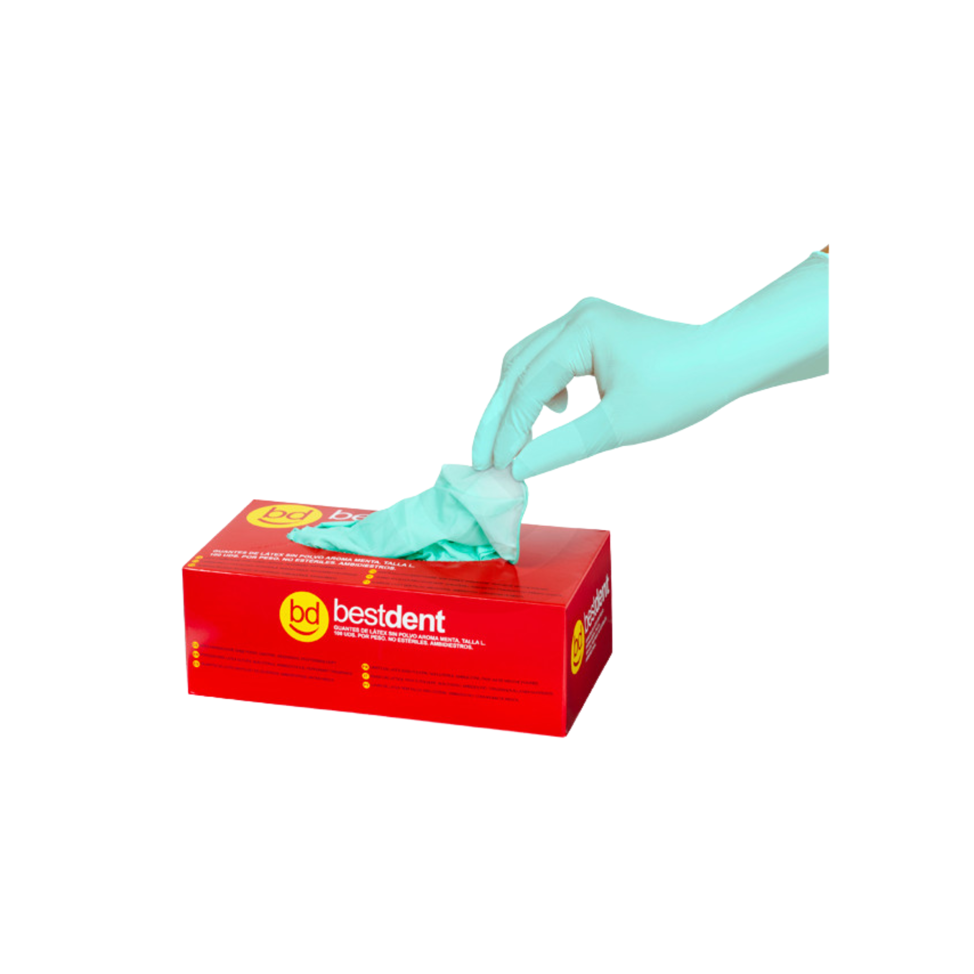 Gants Latex Mentholés - Boite de 100 - Bestdent