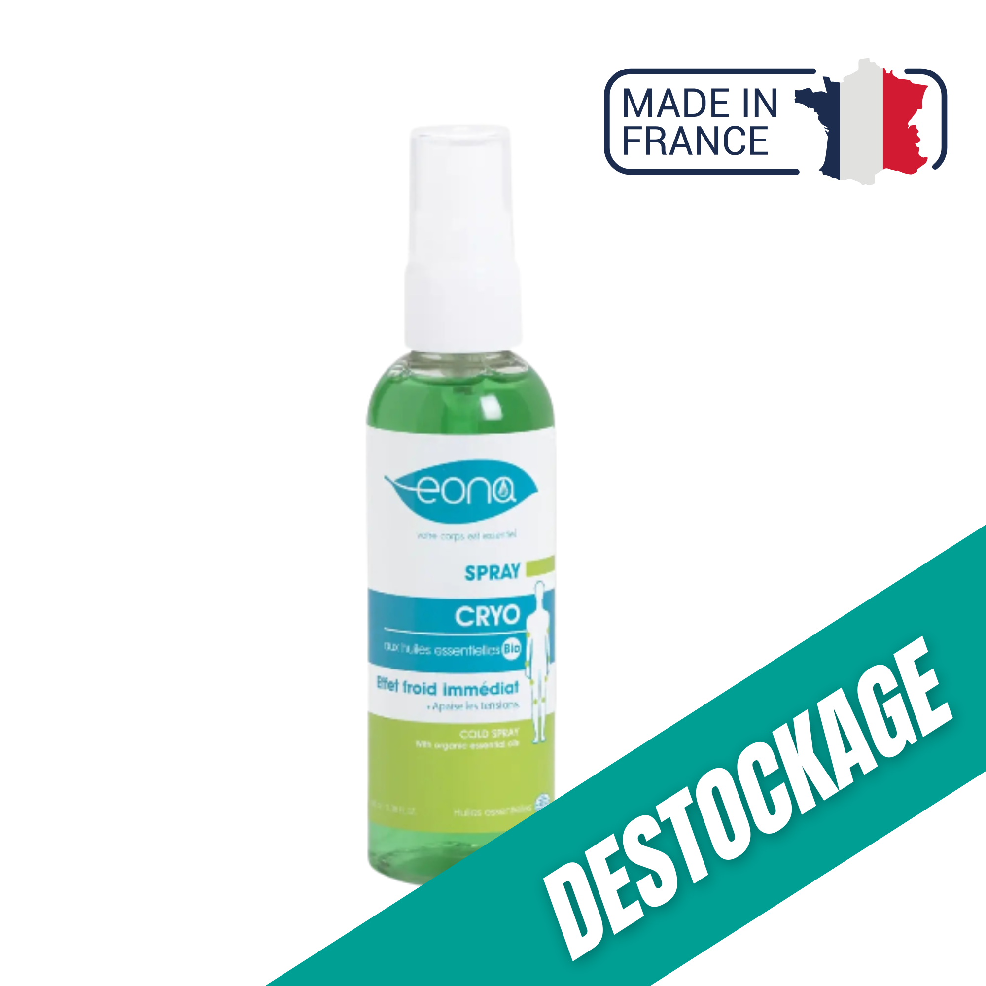 Spray Cryo - Apaise les tensions - Effet froid - 100 ml - Eona // Date dépassée