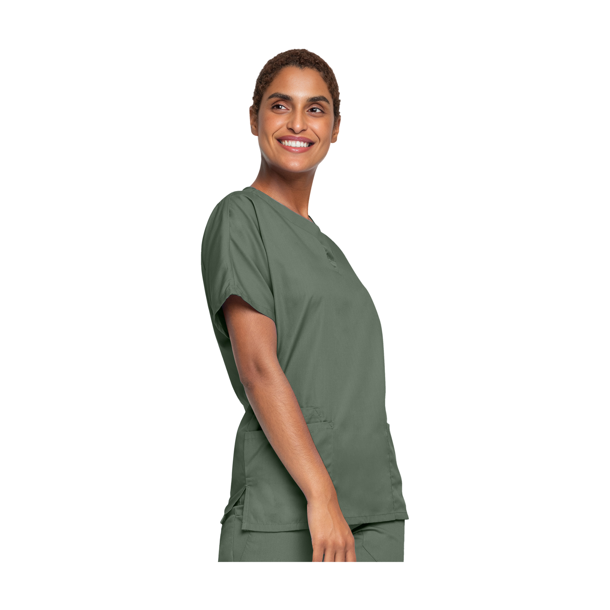 Guéthary - Medical tunic - V-neck - Short sleeves - Women - Cherokee - Color 1