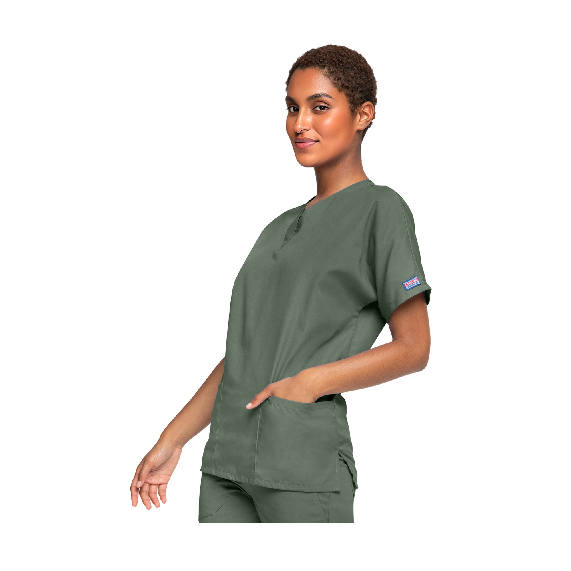Guéthary - Medical tunic - V-neck - Short sleeves - Women - Cherokee - Color 1