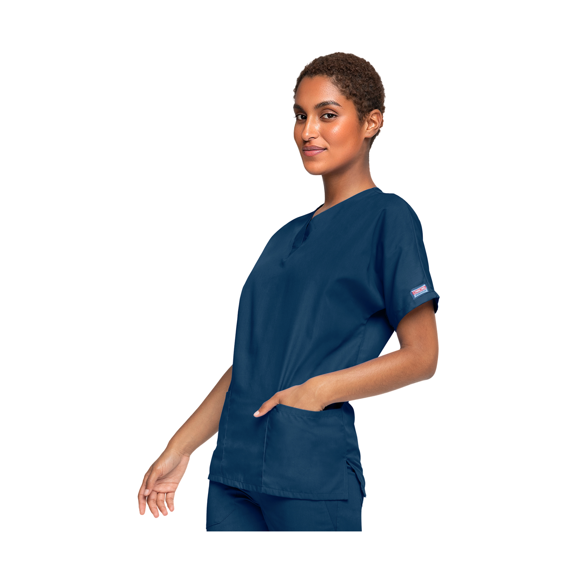 Guéthary - Medical tunic - V-neck - Short sleeves - Women - Cherokee - Color 1