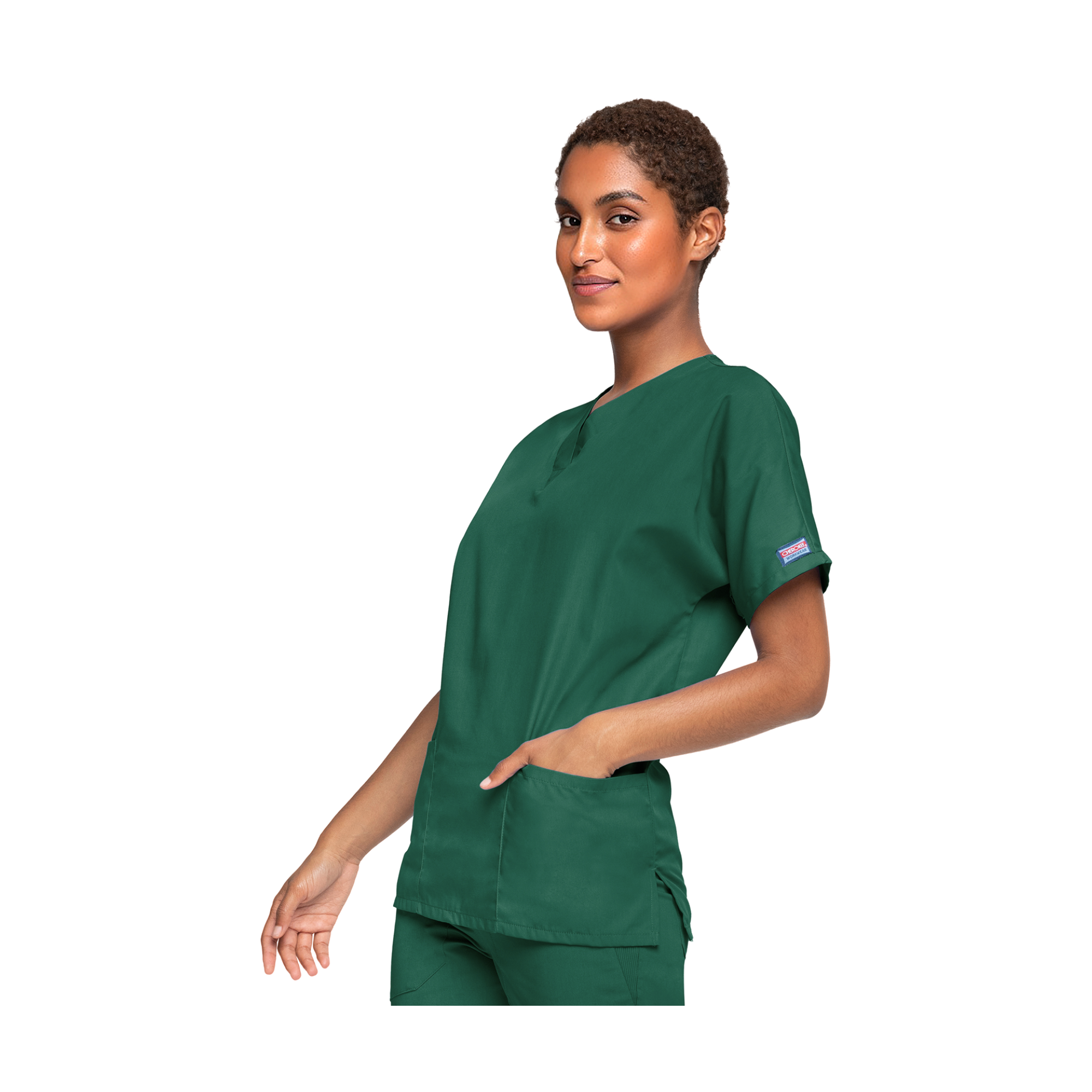 Guéthary - Medical tunic - V-neck - Short sleeves - Women - Cherokee - Color 1