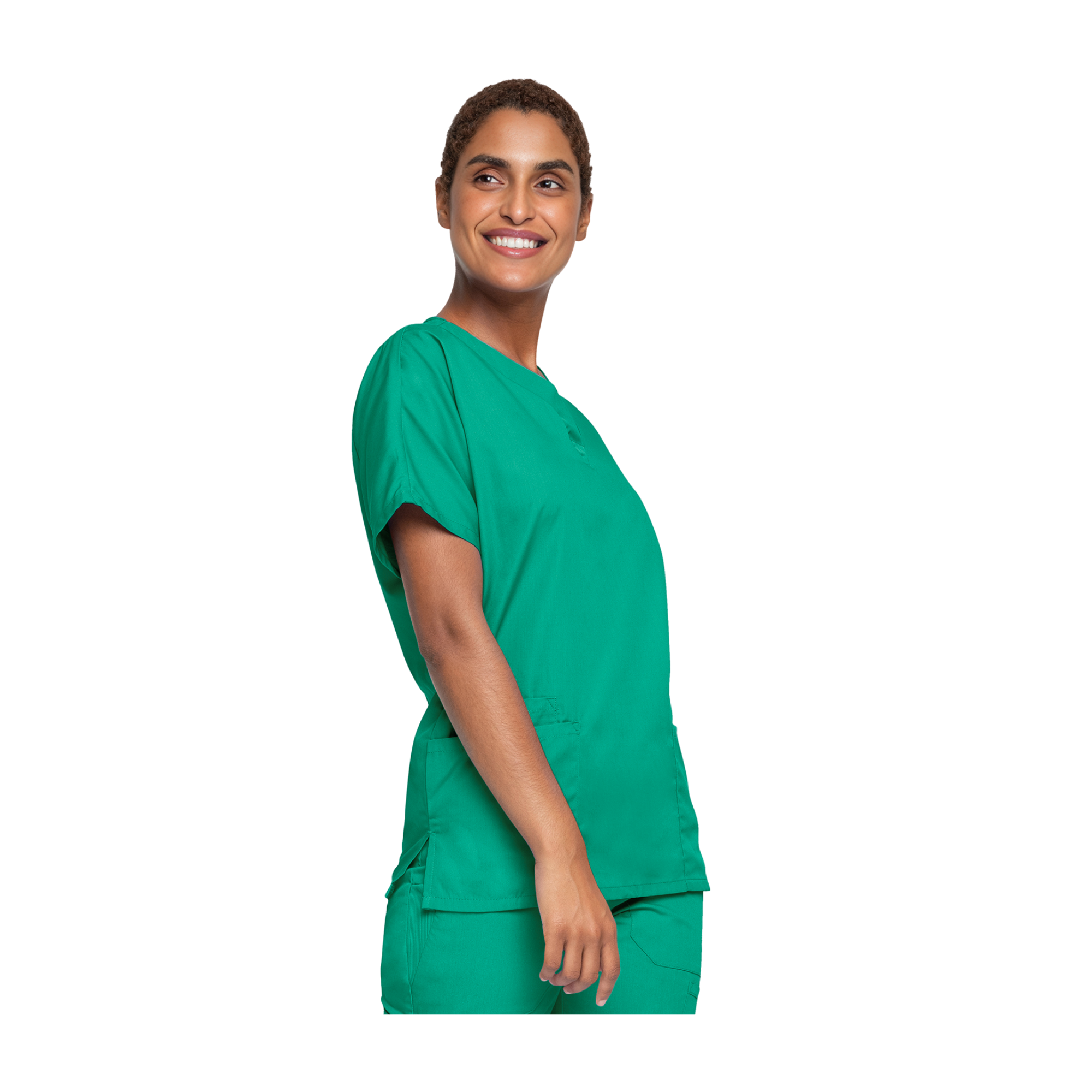 Guéthary - Medical tunic - V-neck - Short sleeves - Women - Cherokee - Color 1