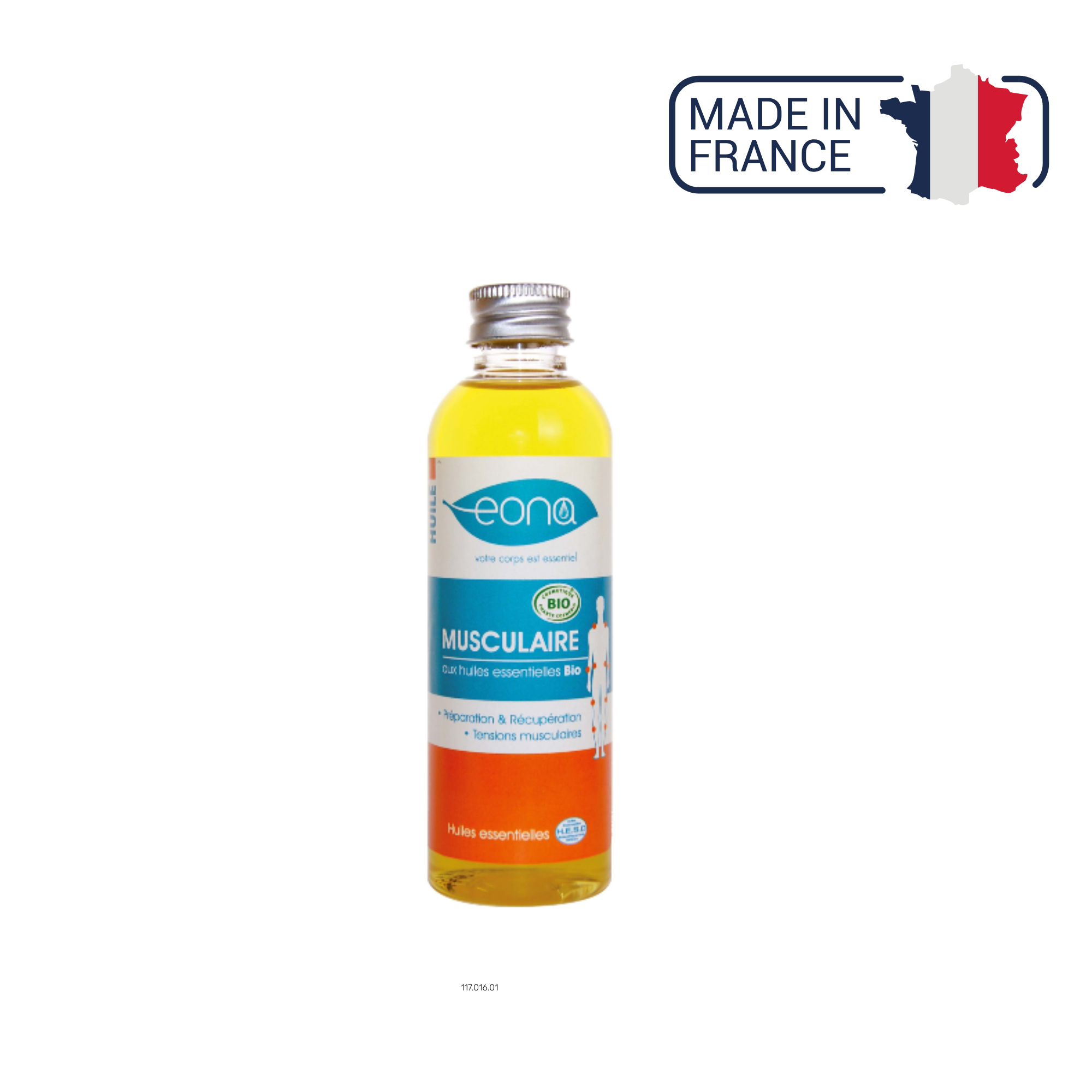 Massage oil - Muscular - Organic - Eona