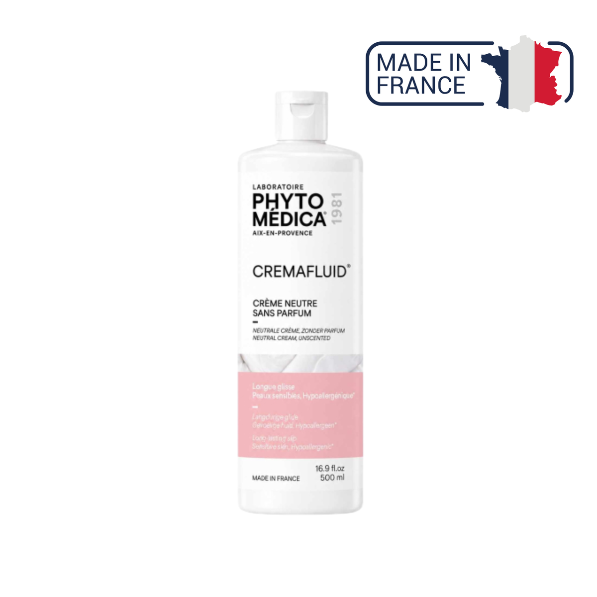Crémafluid® - Crème de massage neutre hypoallergénique - non parfumée - Phytomedica